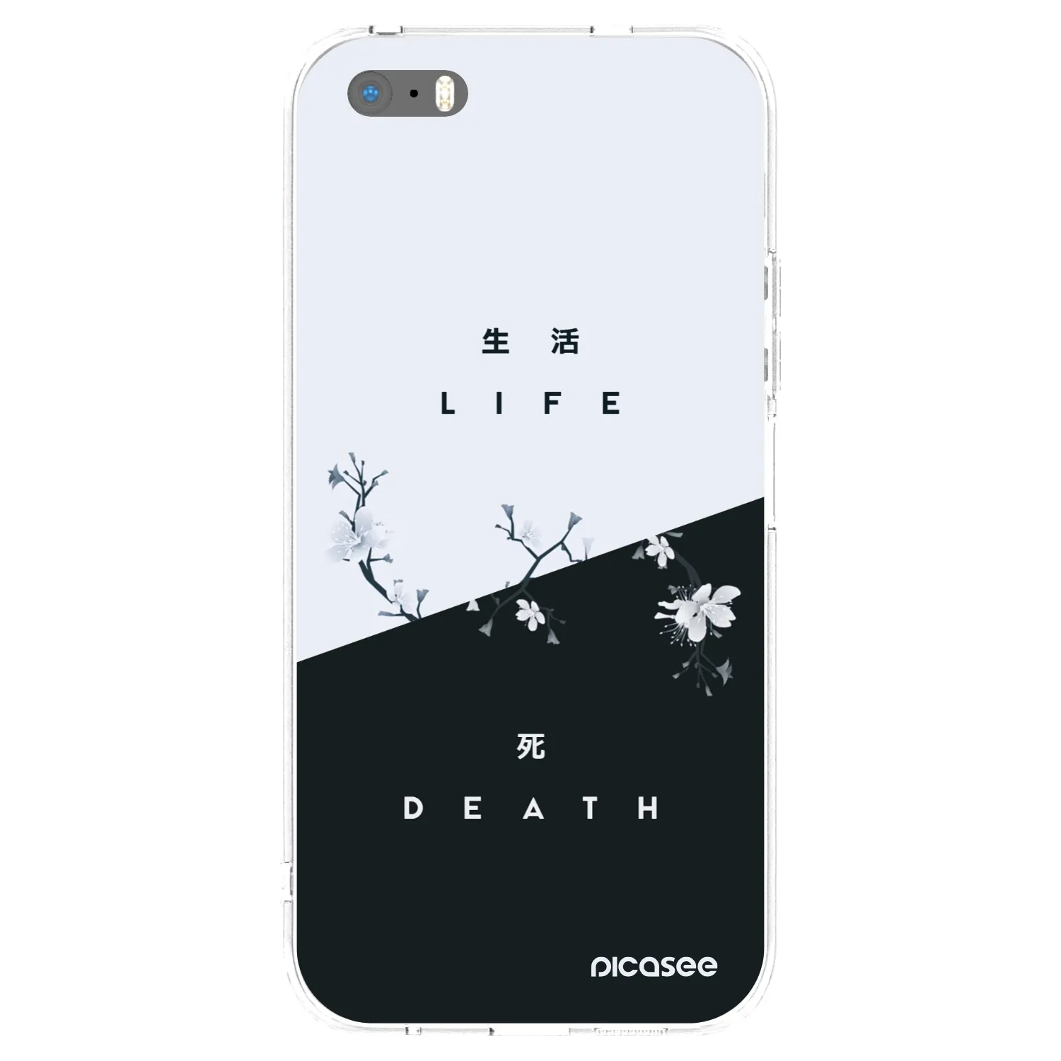 Picasee διαφανής θήκη σιλικόνης Apple iPhone 5/5S/SE - Life - Death