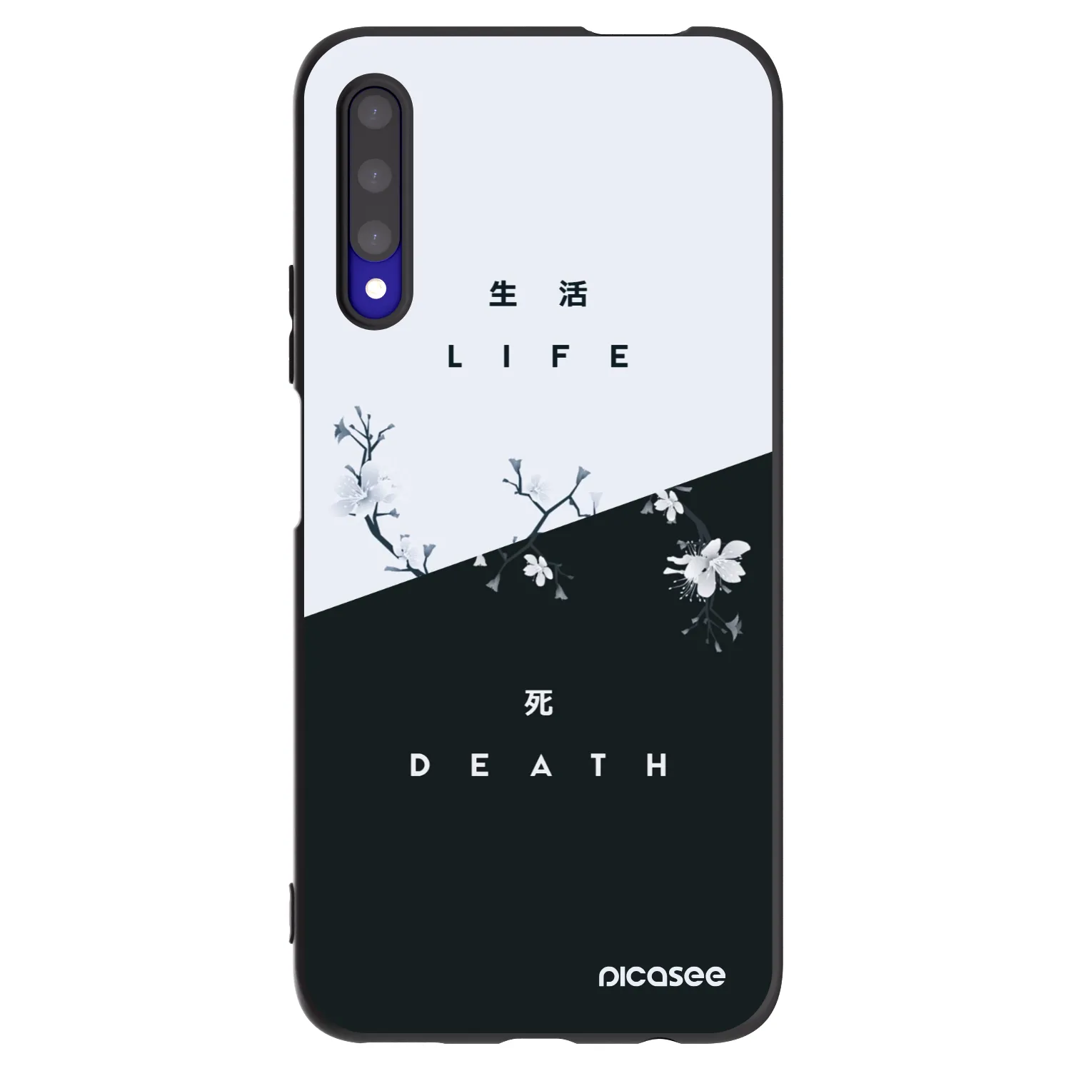 Picasee Μαύρη θήκη σιλικόνης για Honor 9X Pro - Life - Death