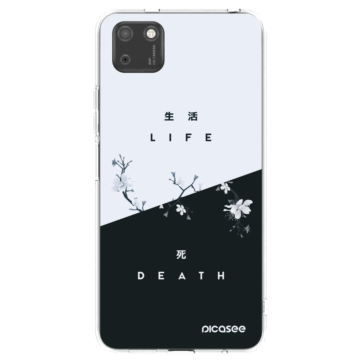 Picasee διαφανής θήκη σιλικόνης Huawei Y5P - Life - Death
