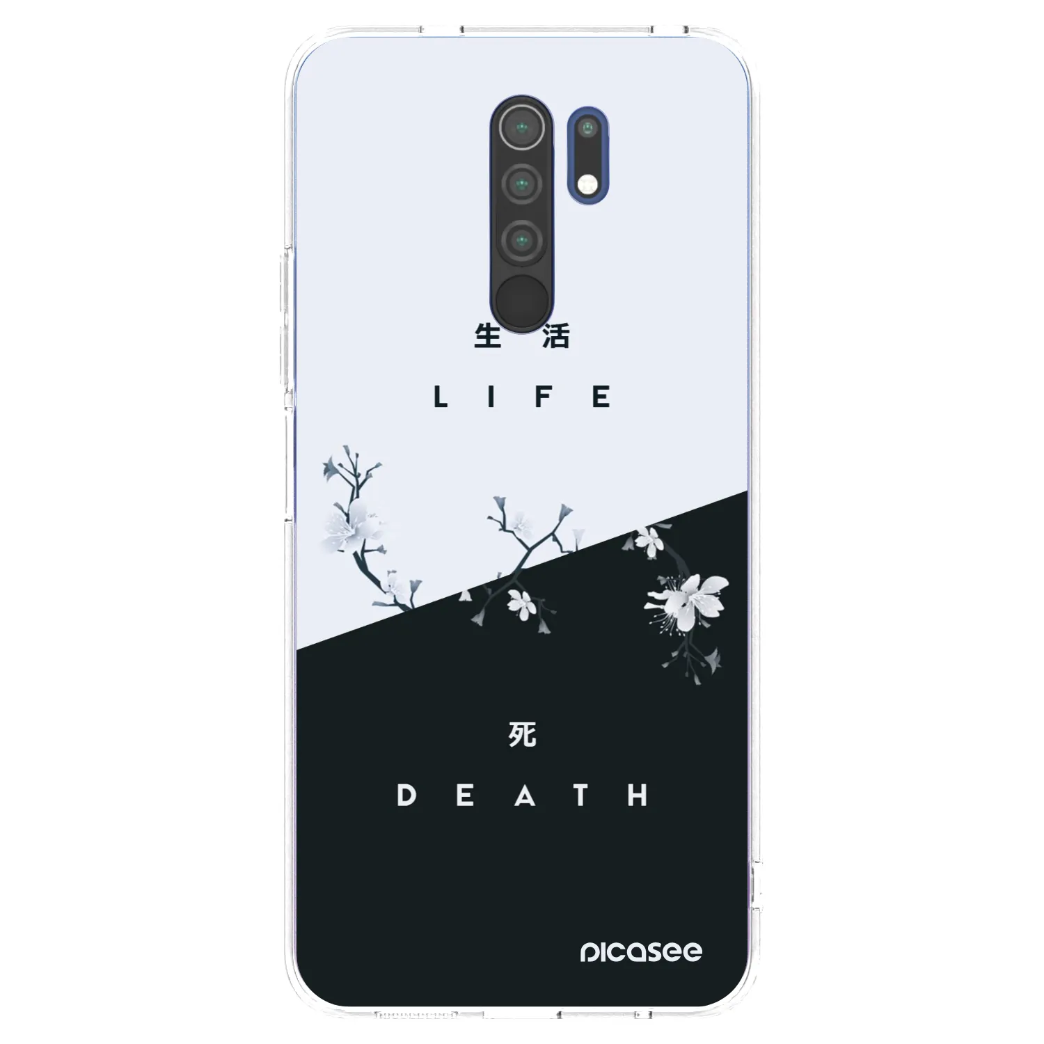 Picasee διαφανής θήκη σιλικόνης Xiaomi Redmi 9 - Life - Death