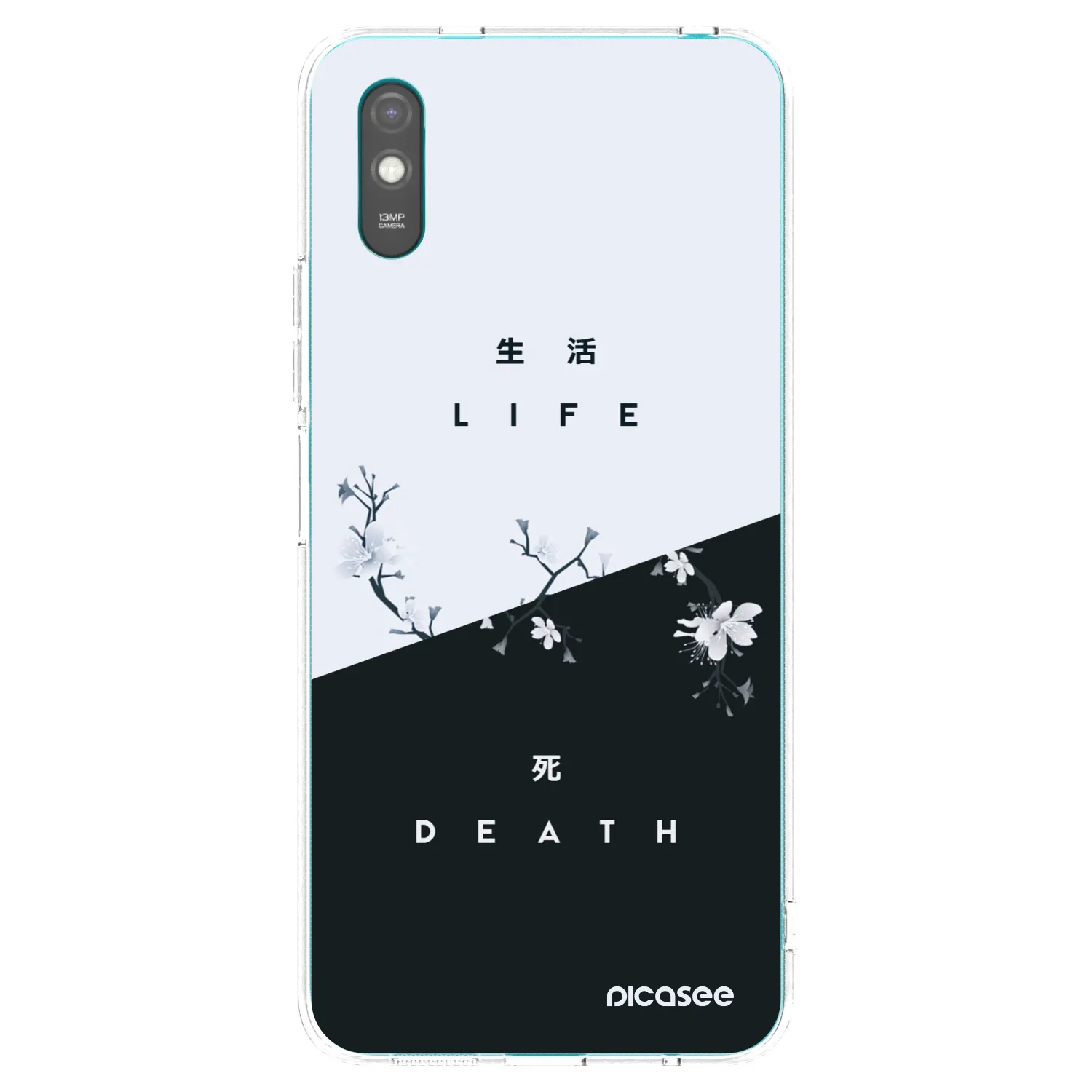 Picasee διαφανής θήκη σιλικόνης Xiaomi Redmi 9A - Life - Death