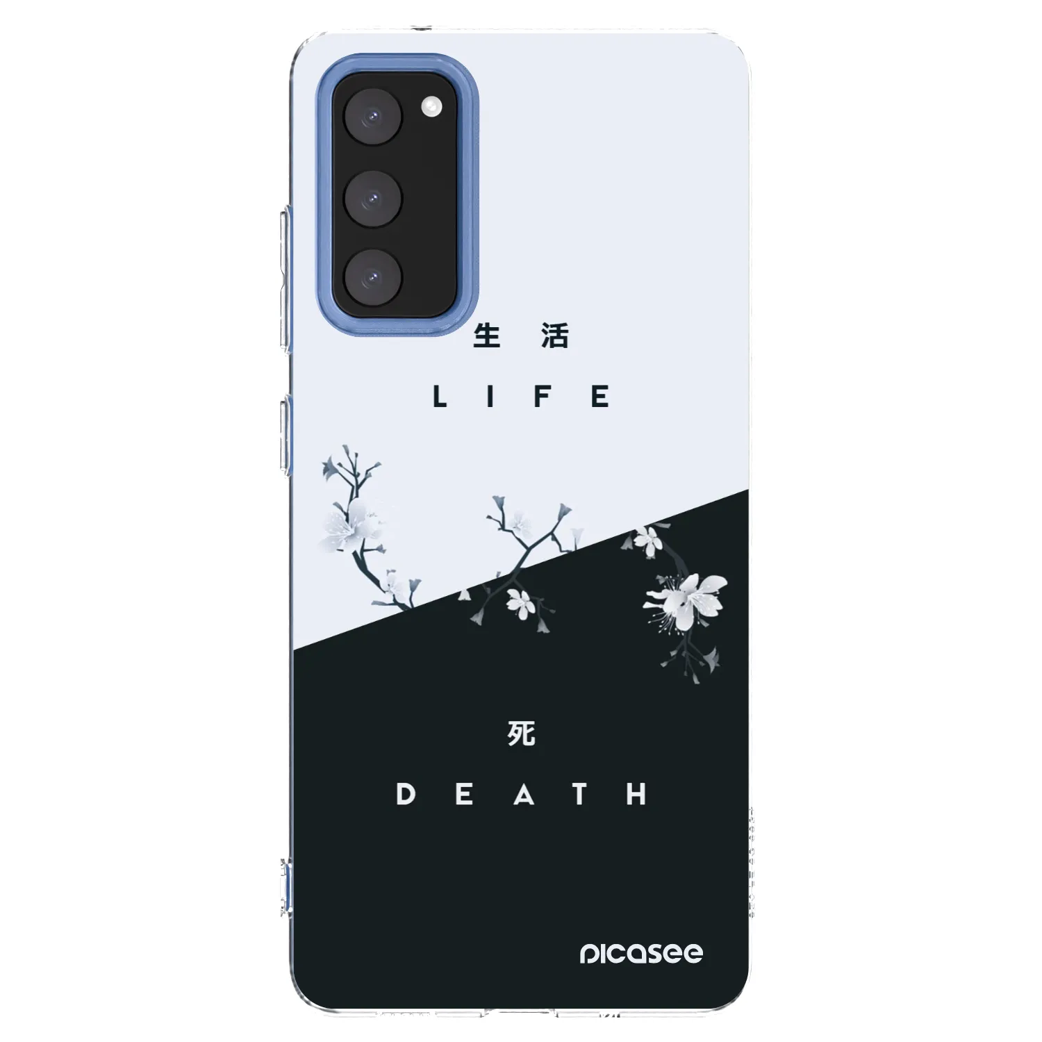 Picasee διαφανής θήκη σιλικόνης Samsung Galaxy S20 FE - Life - Death