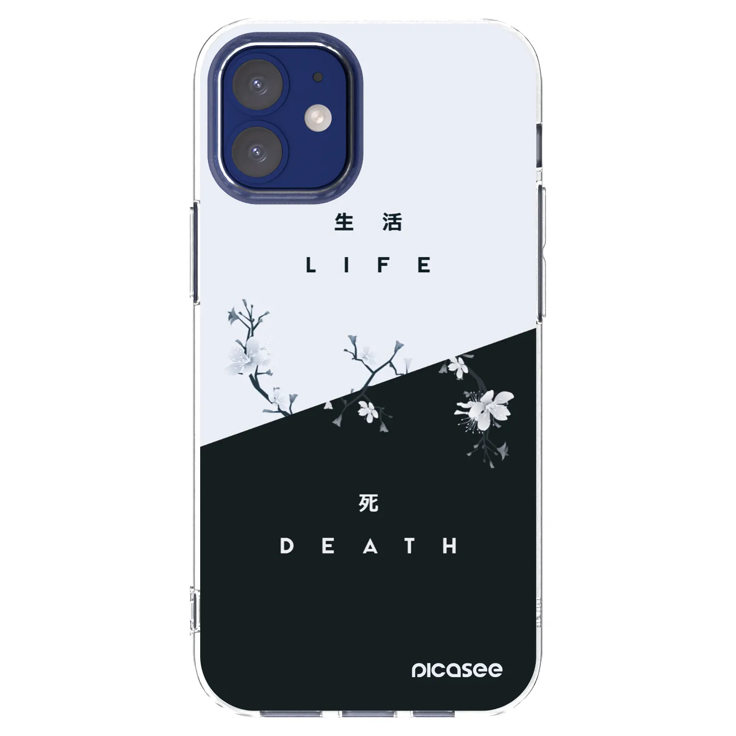 Picasee διαφανής θήκη σιλικόνης Apple iPhone 12 mini - Life - Death
