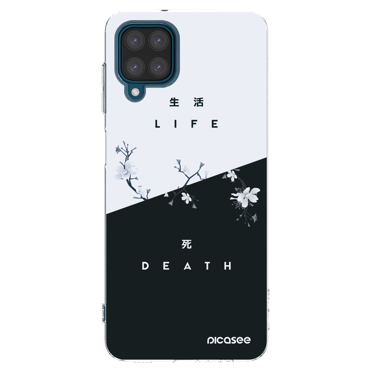 Picasee διαφανής θήκη σιλικόνης Samsung Galaxy A12 A125F - Life - Death