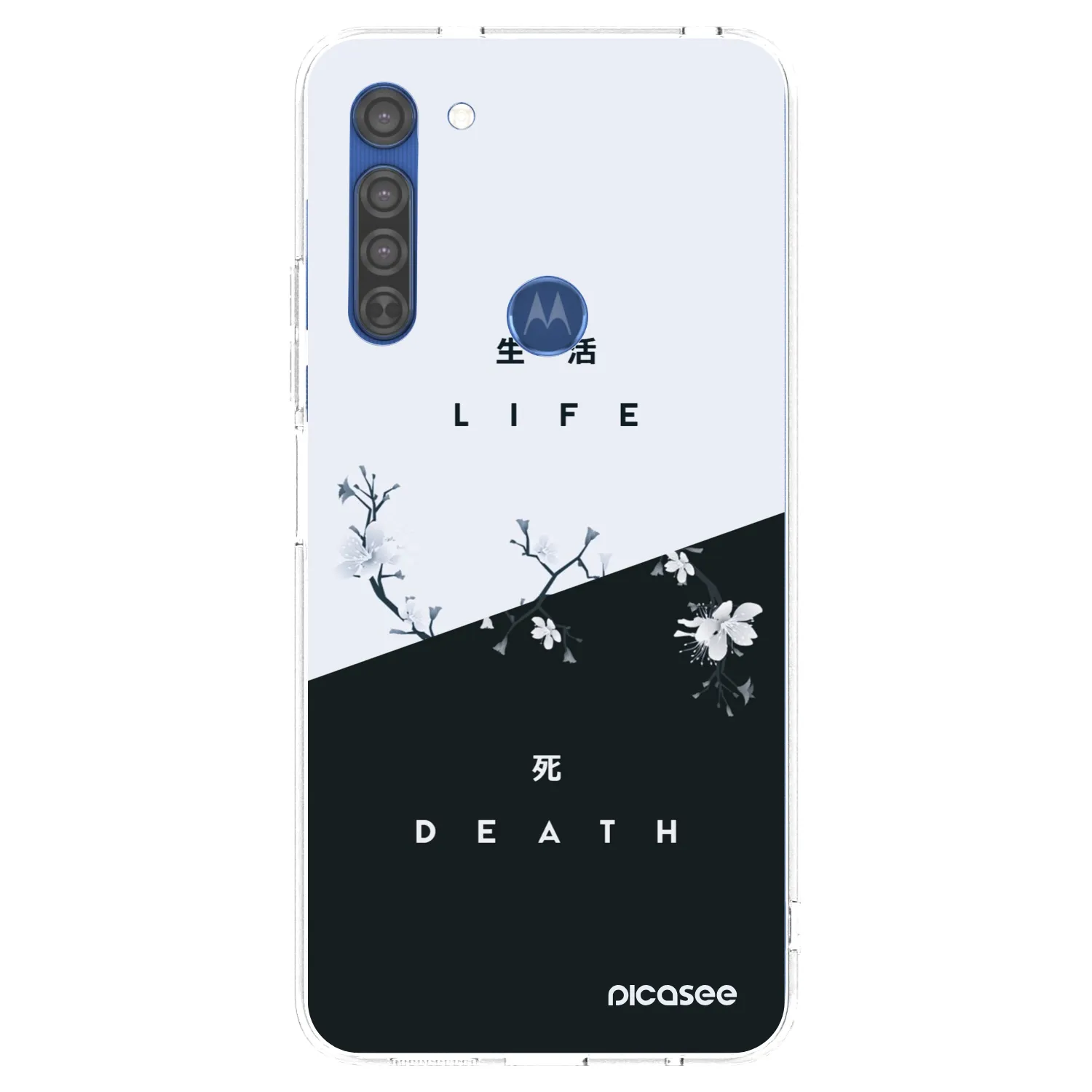 Picasee διαφανής θήκη σιλικόνης Motorola Moto G8 - Life - Death