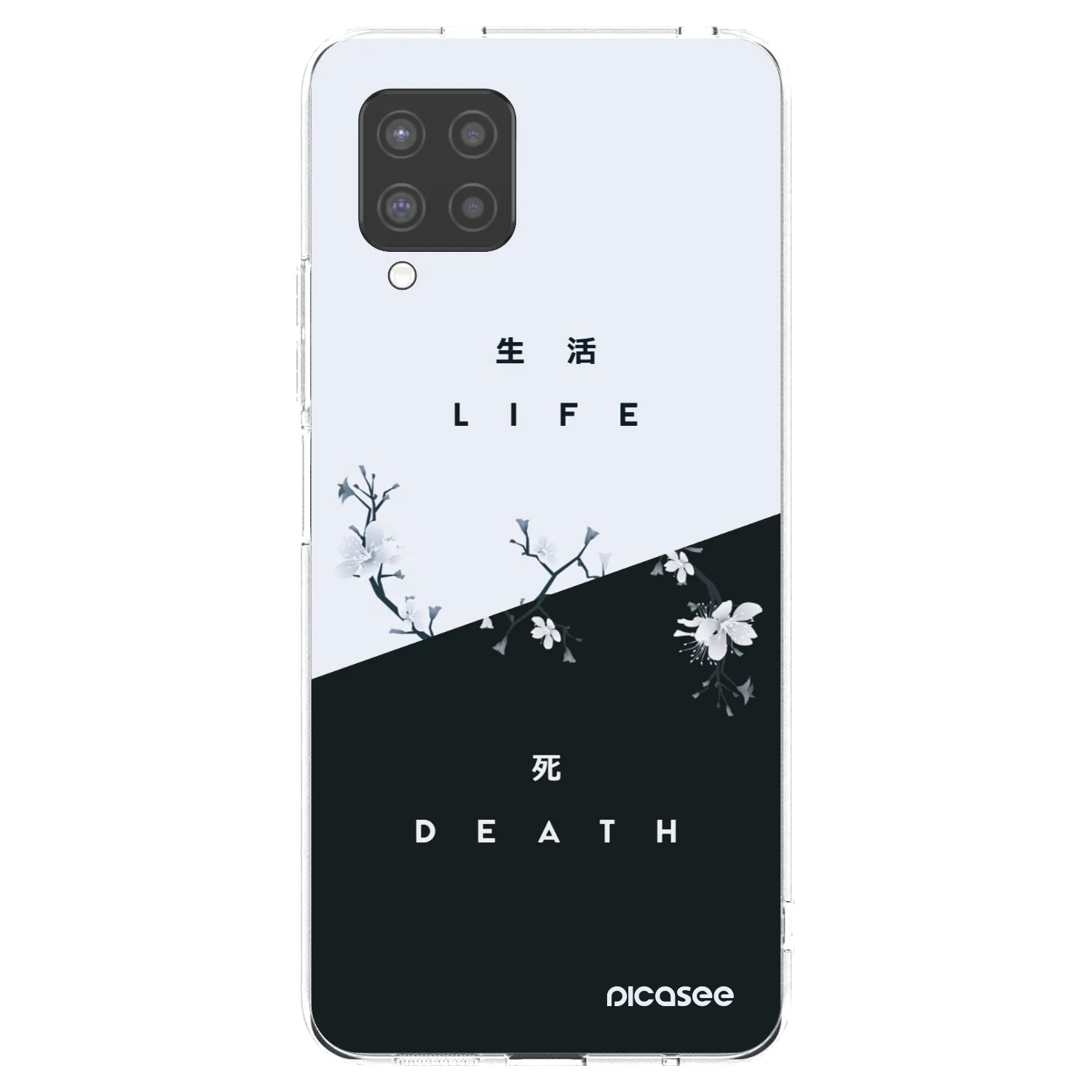 Picasee διαφανής θήκη σιλικόνης Samsung Galaxy A42 A426B - Life - Death