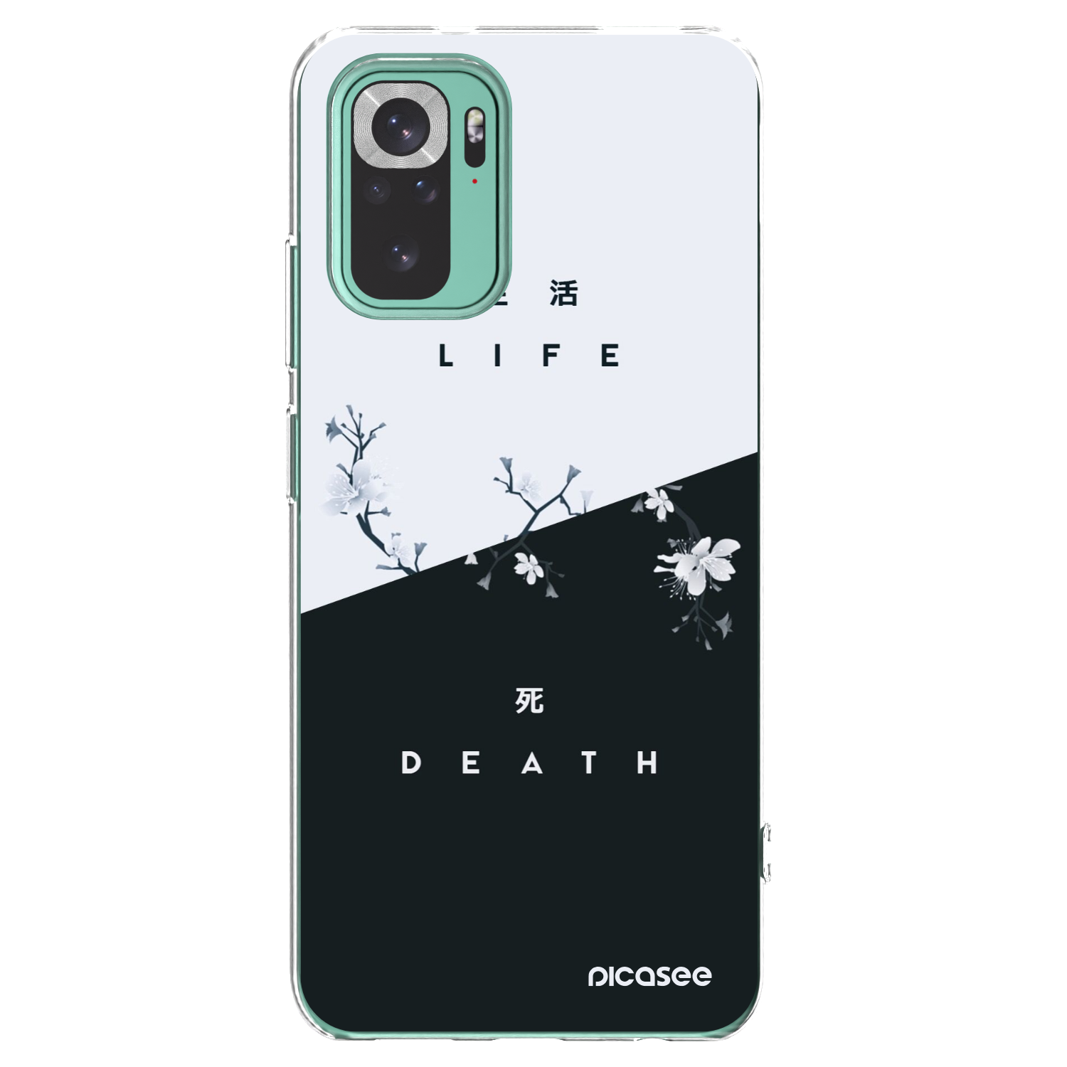 Picasee διαφανής θήκη σιλικόνης Xiaomi Redmi Note 10 Pro - Life - Death
