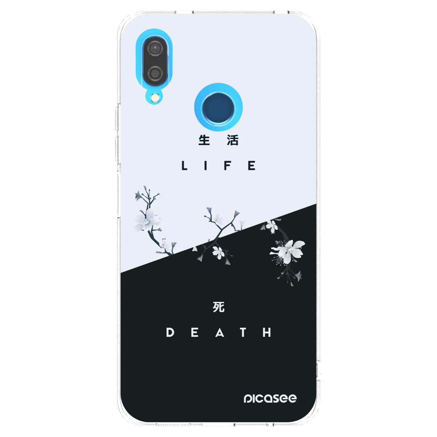 Picasee διαφανής θήκη σιλικόνης Huawei P20 Lite - Life - Death