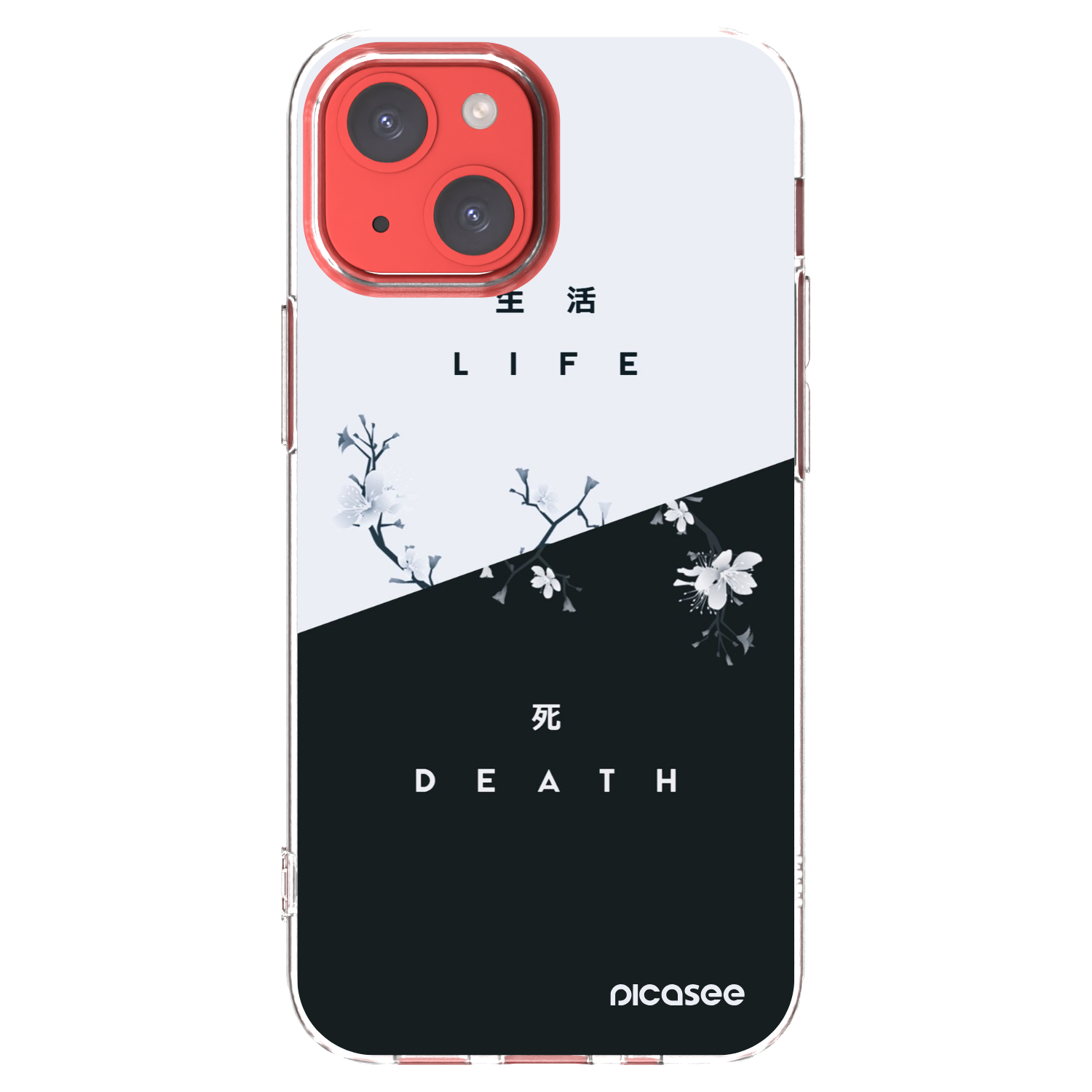 Picasee διαφανής θήκη σιλικόνης Apple iPhone 13 mini - Life - Death