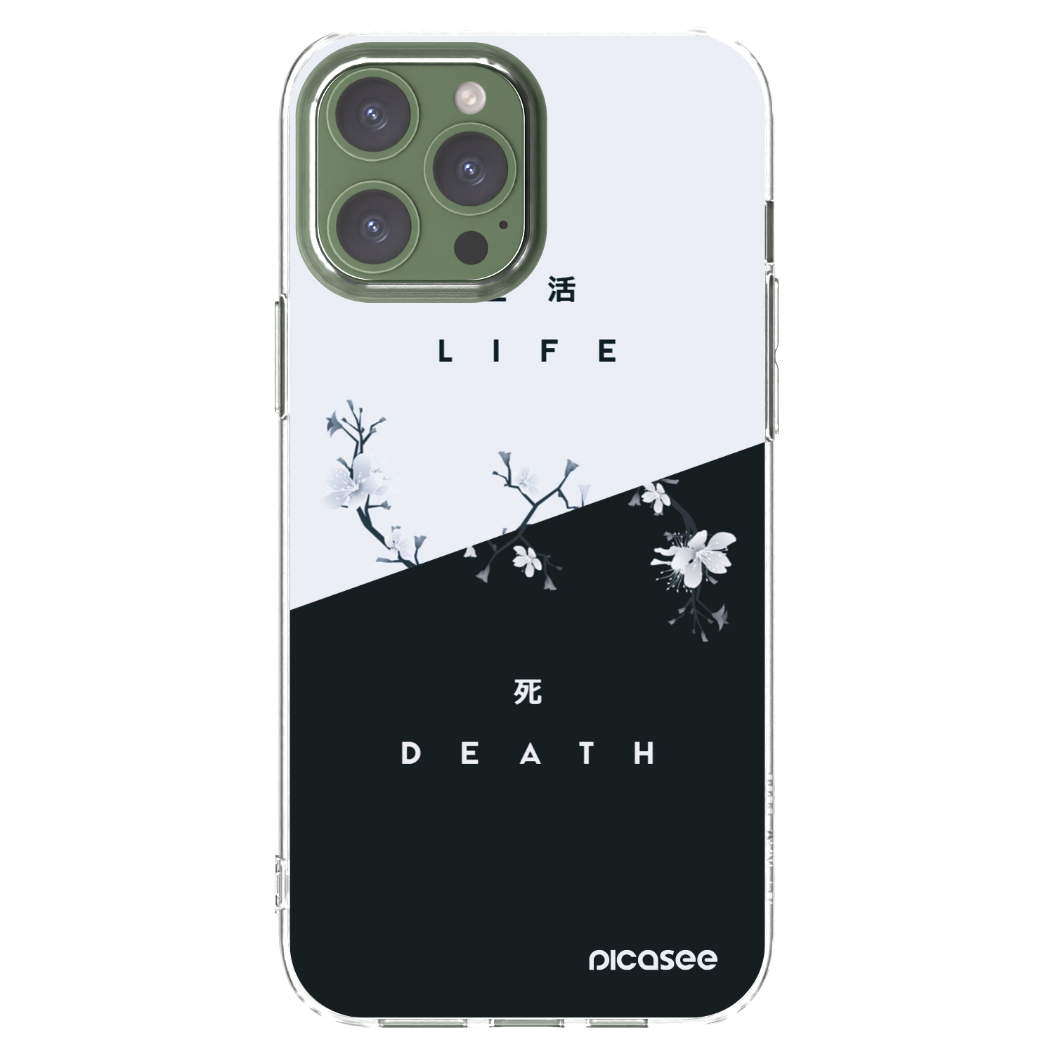 Picasee διαφανής θήκη σιλικόνης Apple iPhone 13 Pro Max - Life - Death
