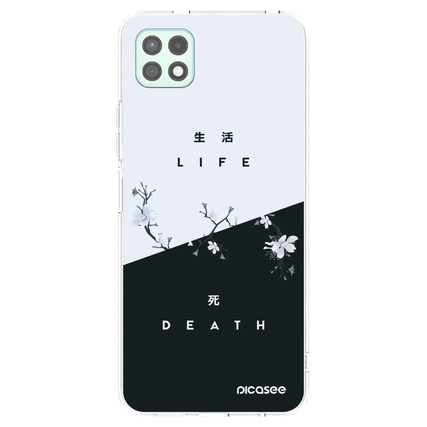 Picasee διαφανής θήκη σιλικόνης Samsung Galaxy A22 A226B 5G - Life - Death