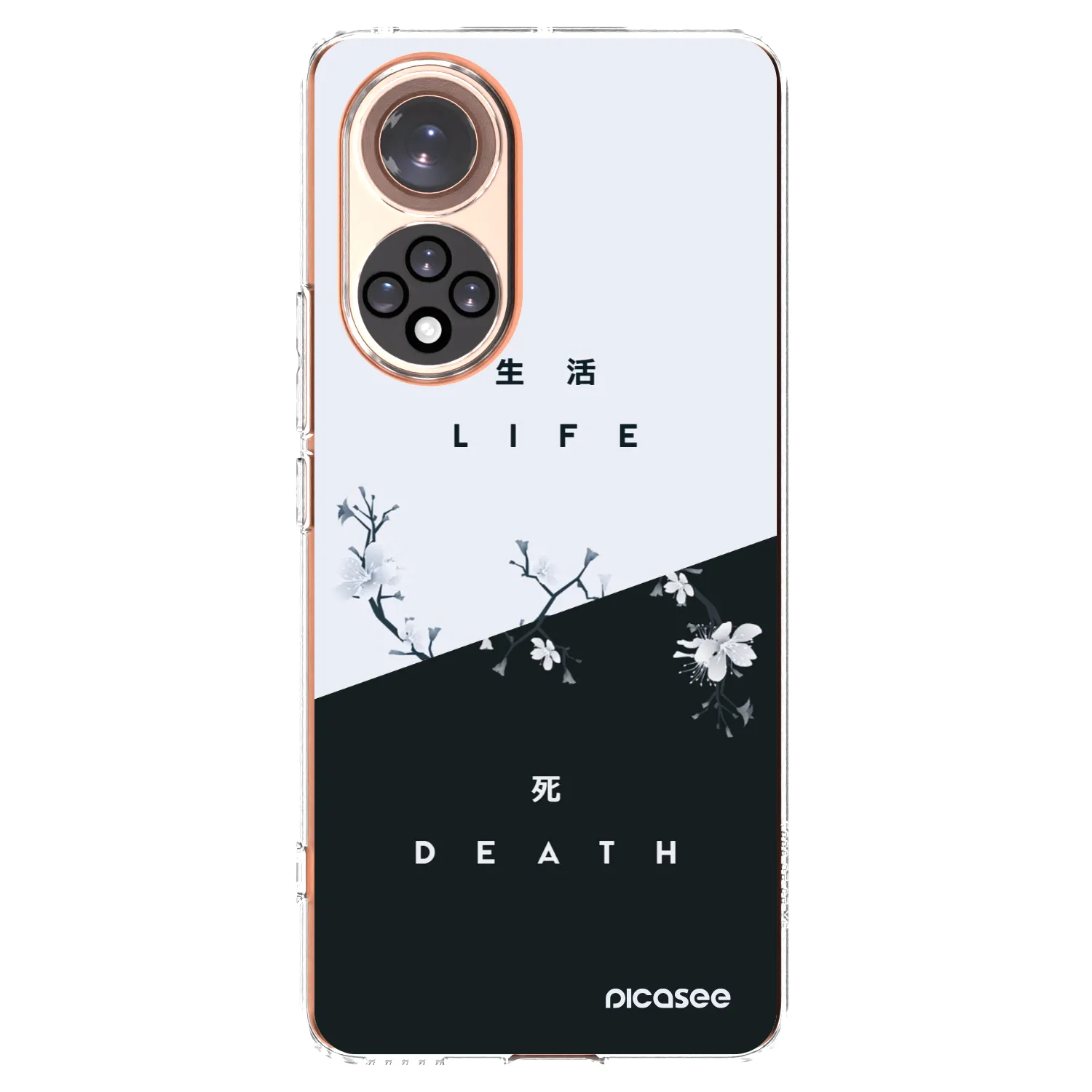 Picasee διαφανής θήκη σιλικόνης Honor 50 5G - Life - Death