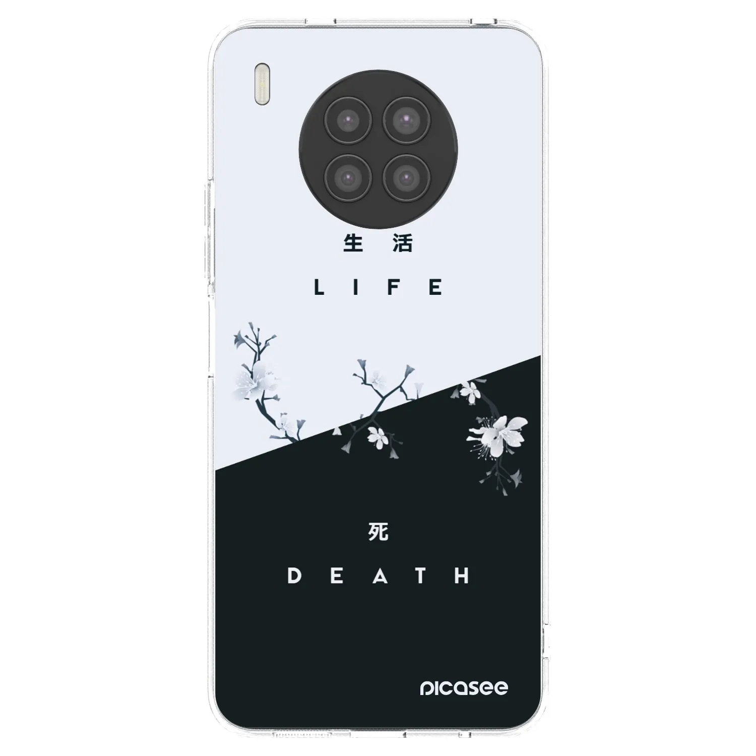 Picasee διαφανής θήκη σιλικόνης Huawei Nova 8i - Life - Death