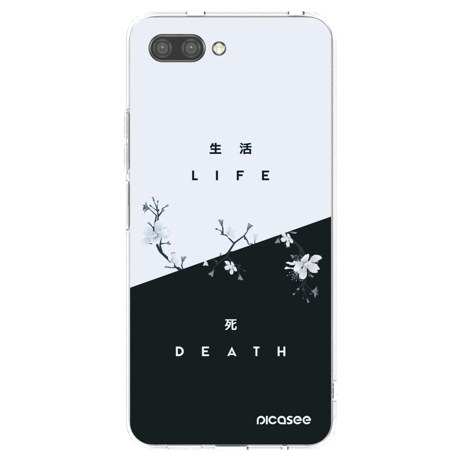 Picasee διαφανής θήκη σιλικόνης Honor 10 - Life - Death