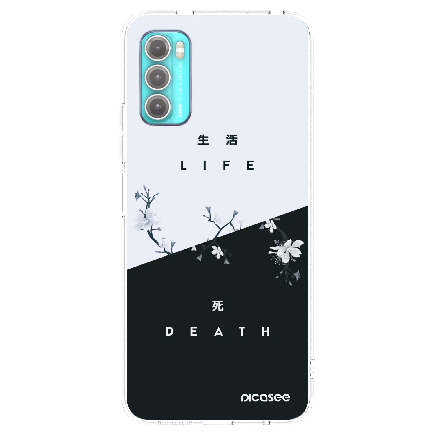 Picasee διαφανής θήκη σιλικόνης Motorola Moto G60 - Life - Death