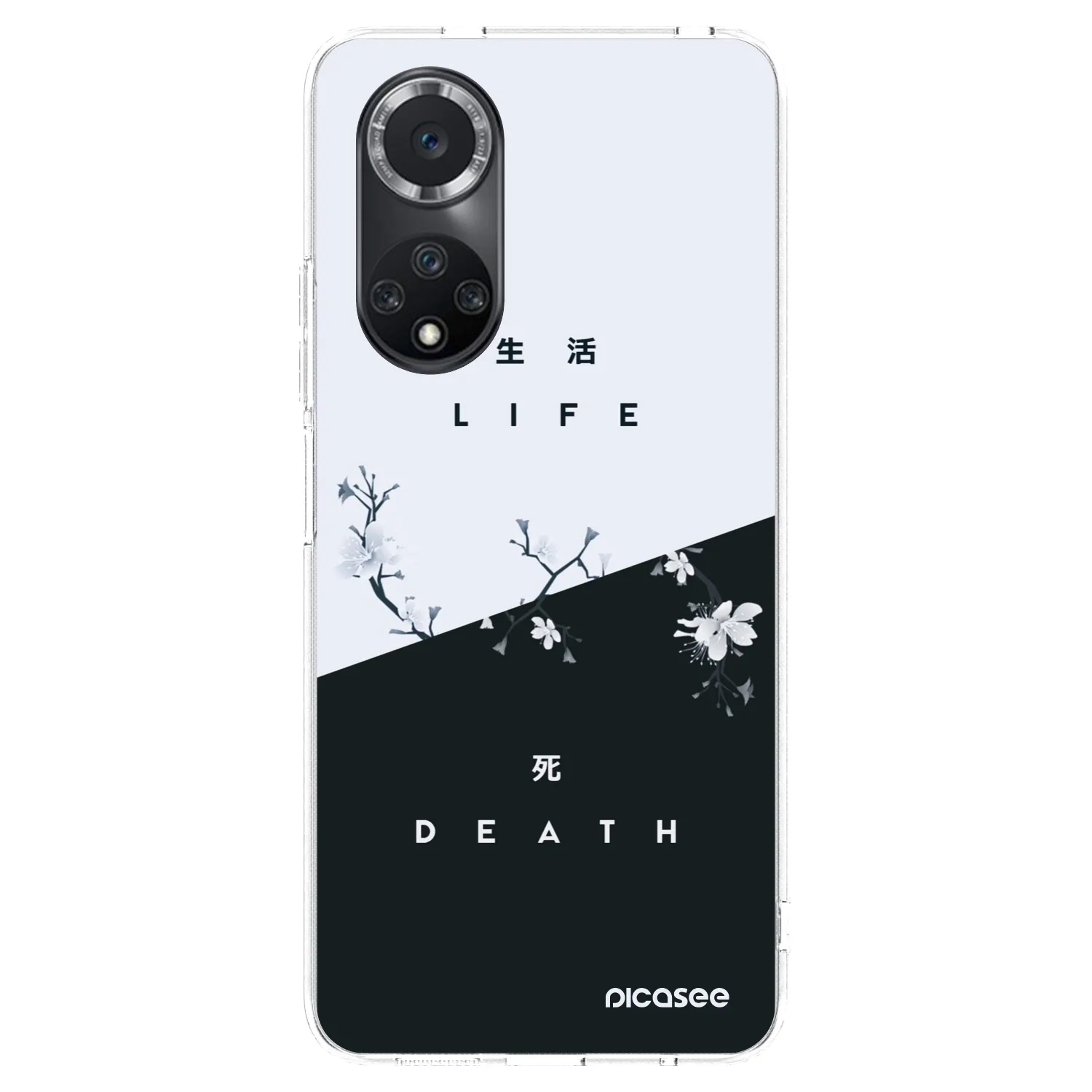 Picasee διαφανής θήκη σιλικόνης Huawei Nova 9 SE - Life - Death