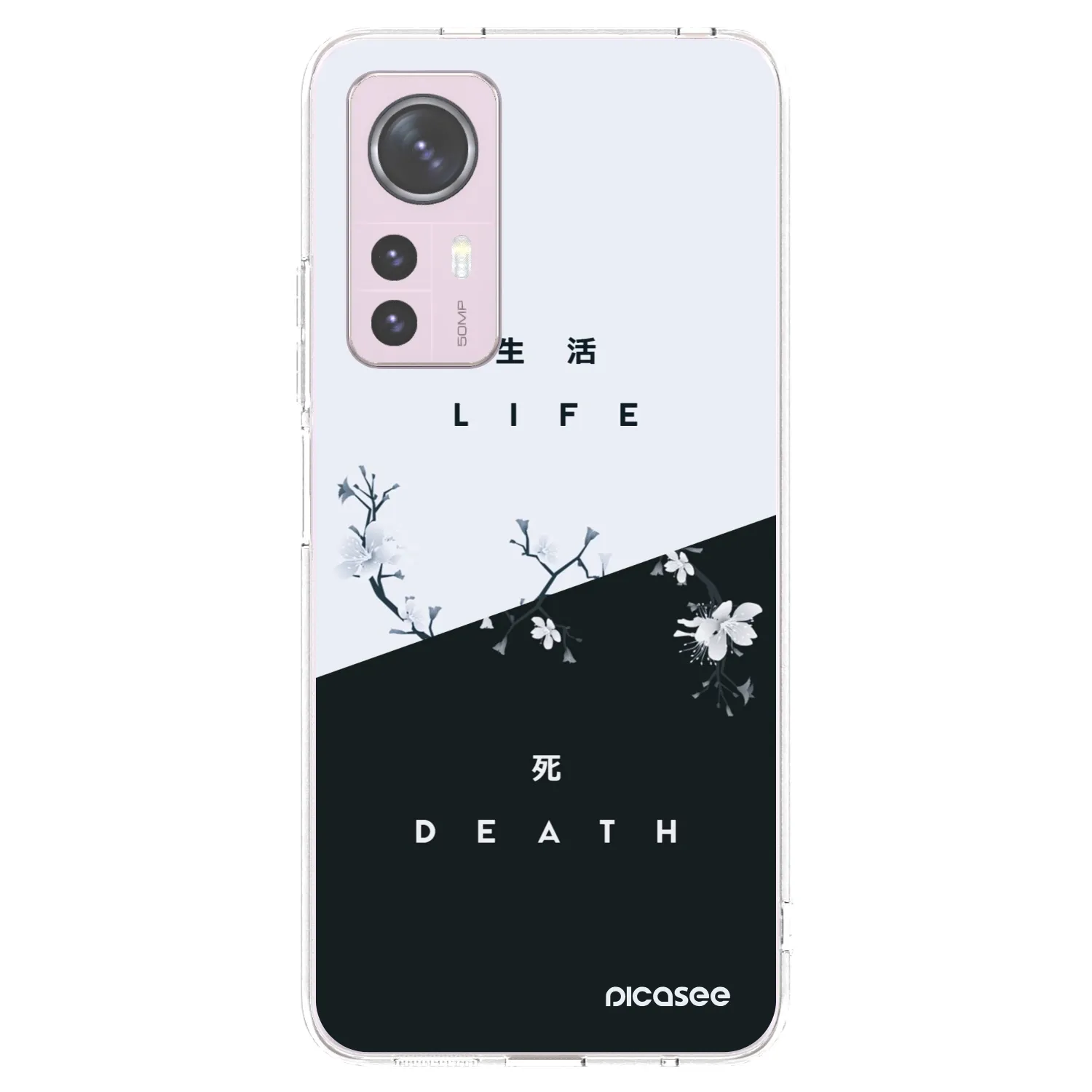 Picasee διαφανής θήκη σιλικόνης Xiaomi 12 - Life - Death