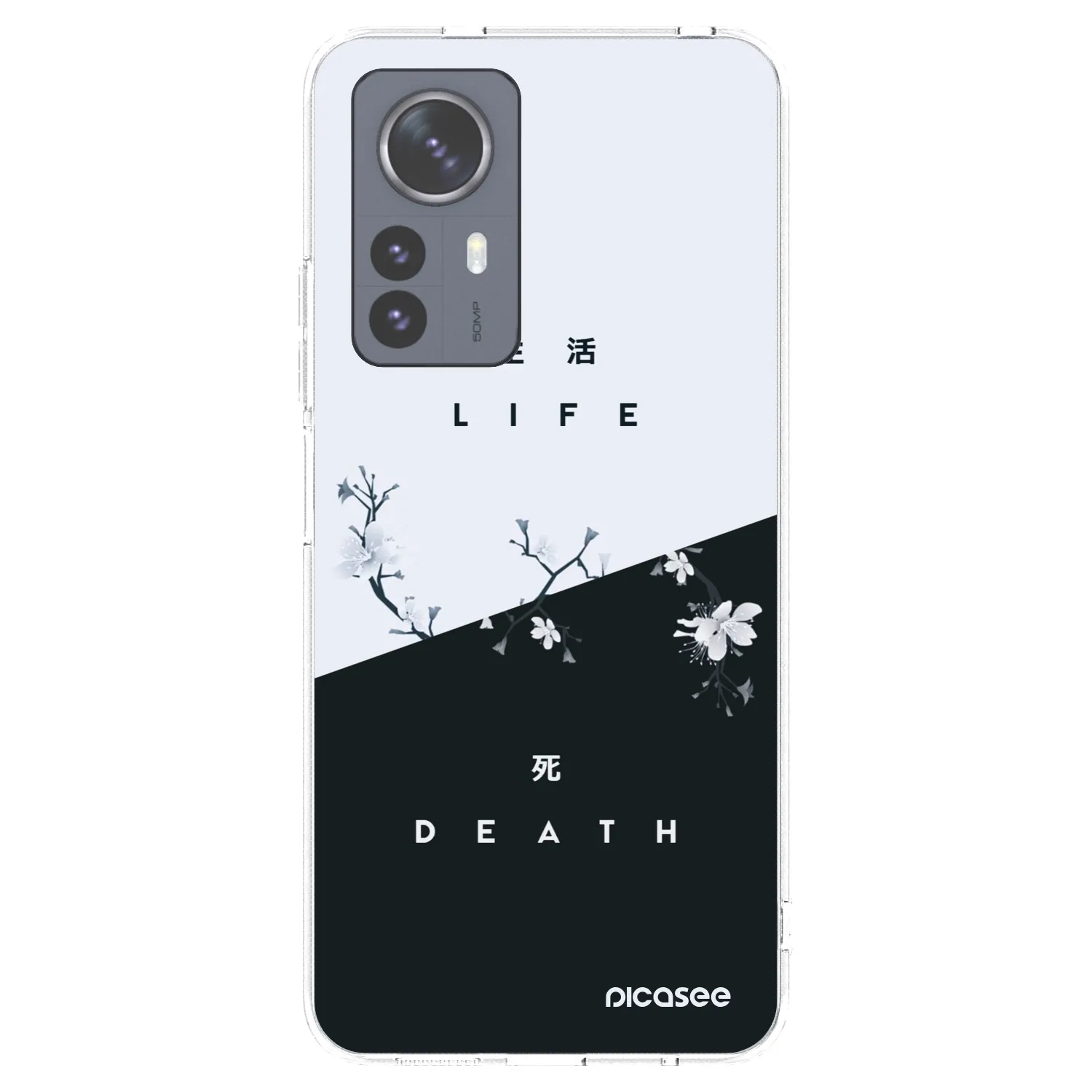 Picasee διαφανής θήκη σιλικόνης Xiaomi 12 Pro - Life - Death