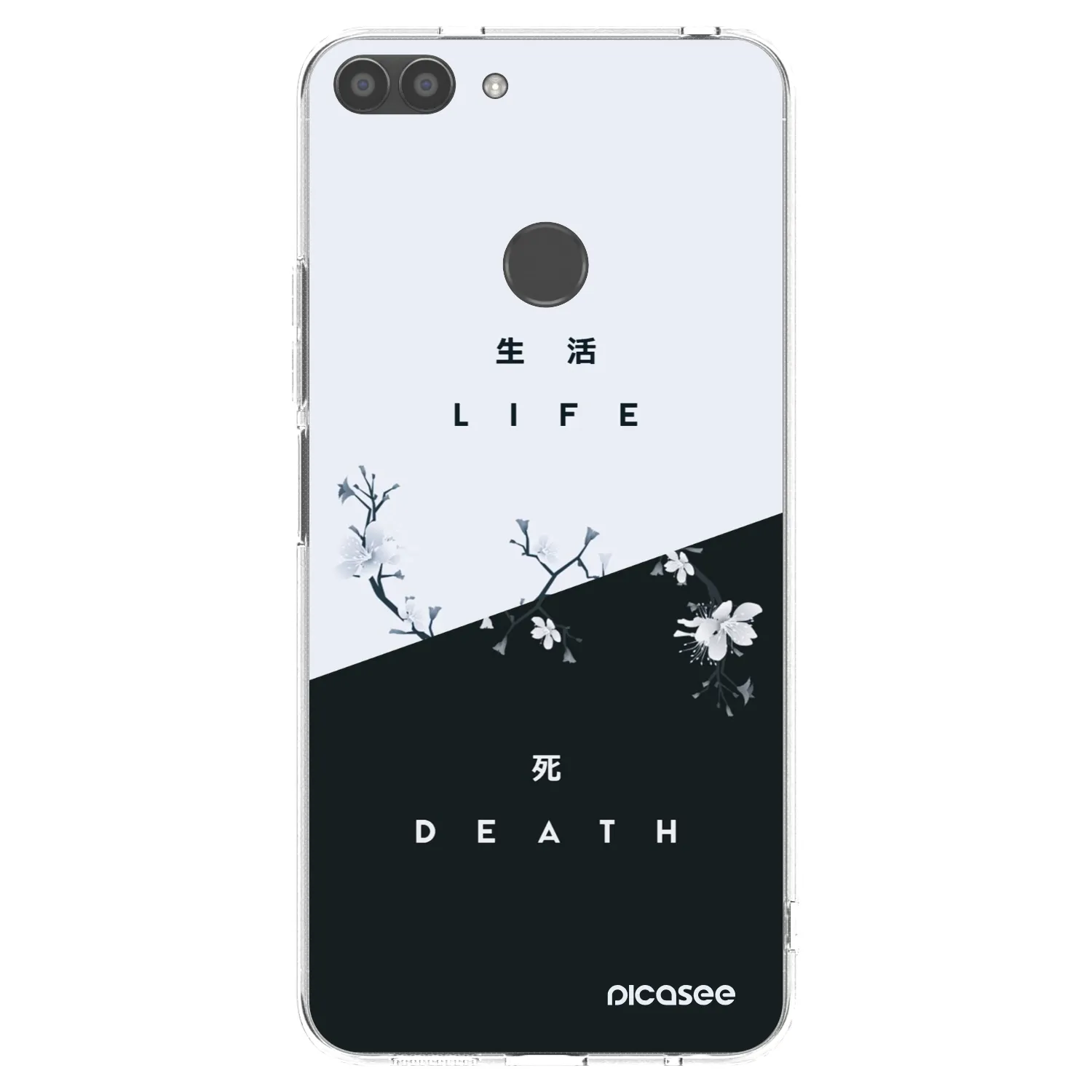 Picasee διαφανής θήκη σιλικόνης Huawei P Smart - Life - Death