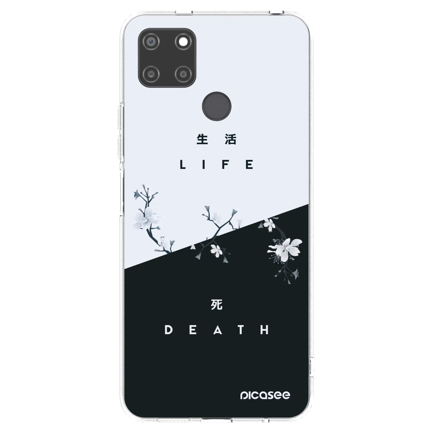 Picasee διαφανής θήκη σιλικόνης Realme C21Y - Life - Death
