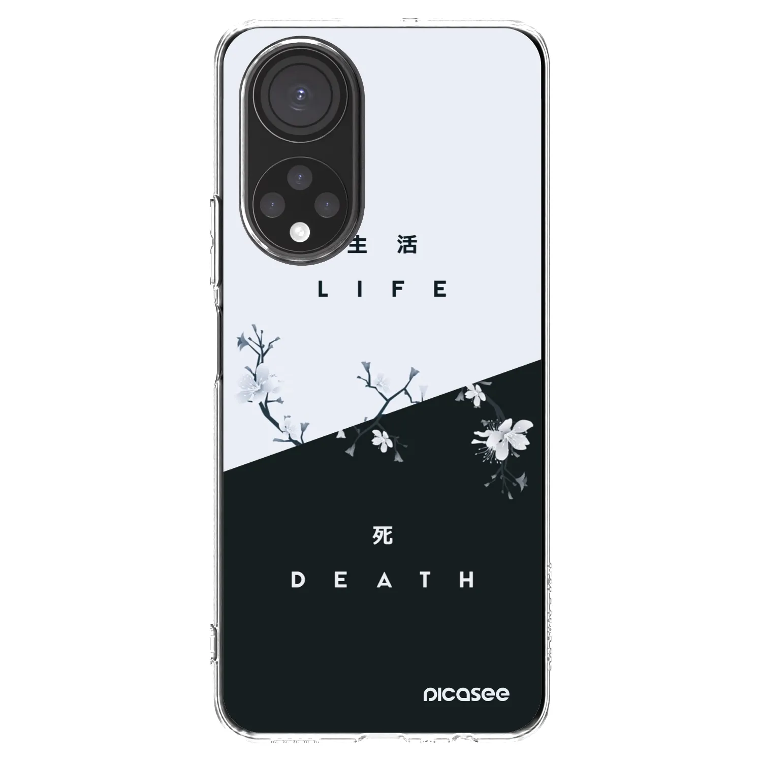 Picasee διαφανής θήκη σιλικόνης Honor X7 - Life - Death