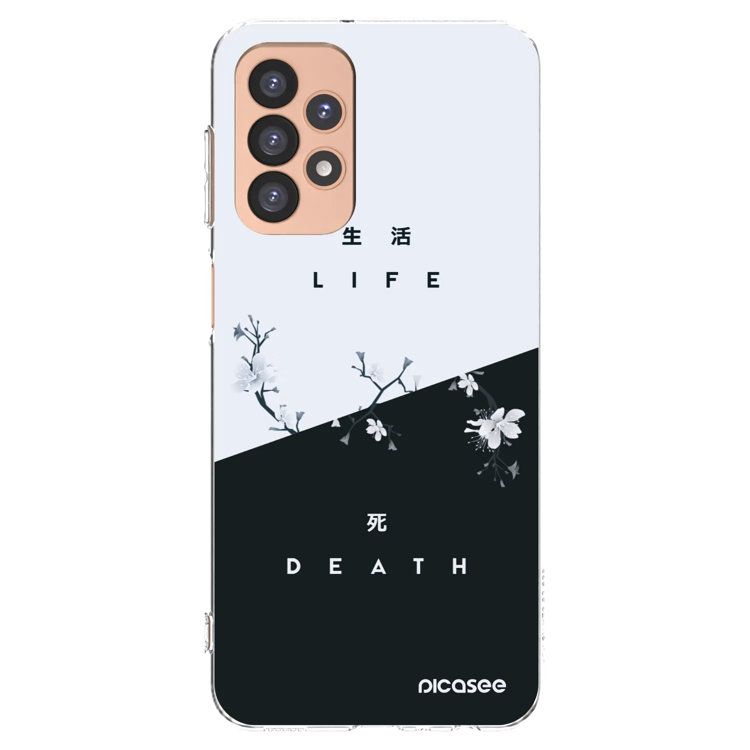 Picasee διαφανής θήκη σιλικόνης Samsung Galaxy A23 A236B 5G - Life - Death