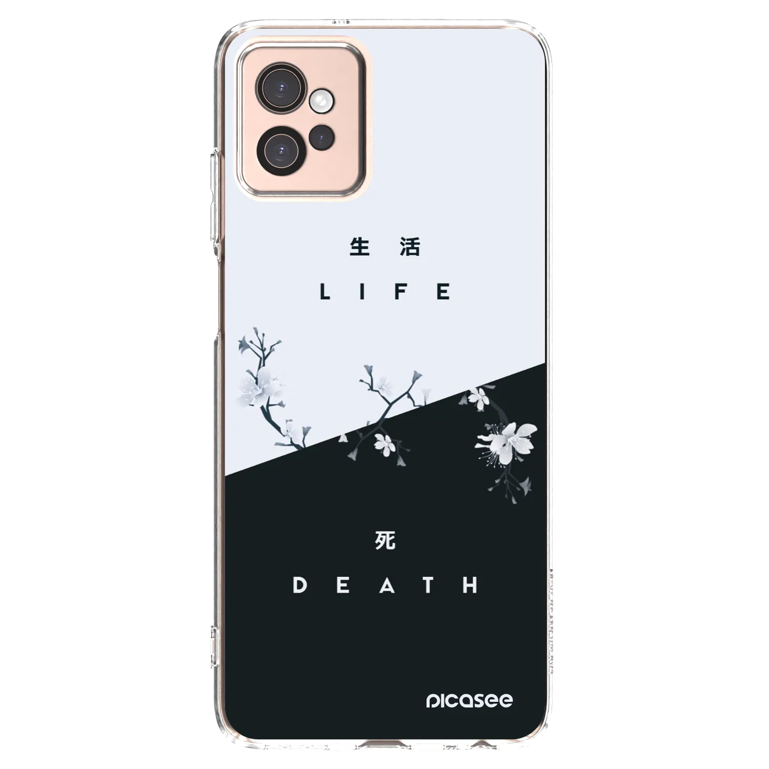 Picasee διαφανής θήκη σιλικόνης Motorola Moto G32 - Life - Death