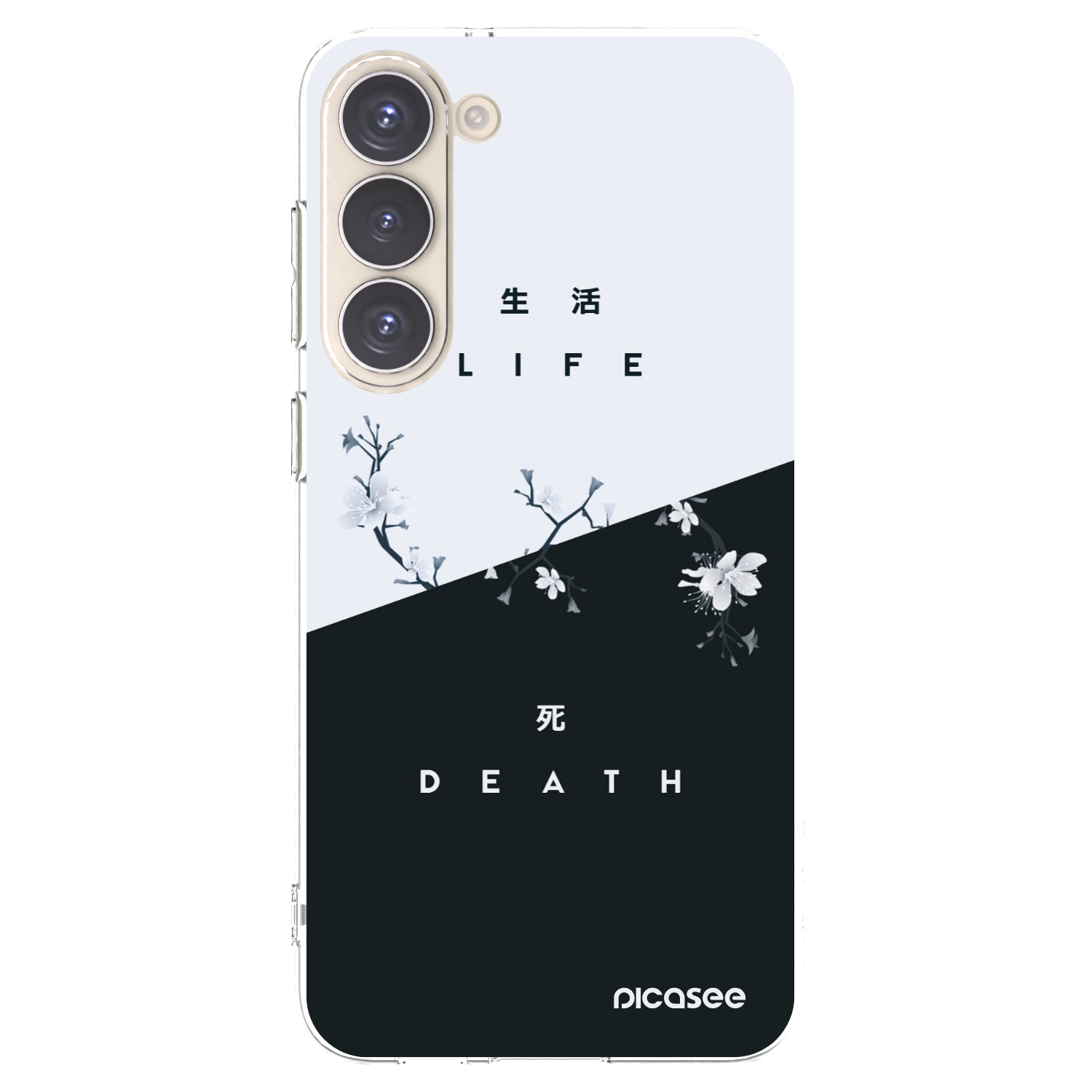 Picasee διαφανής θήκη σιλικόνης Samsung Galaxy S23+ 5G - Life - Death