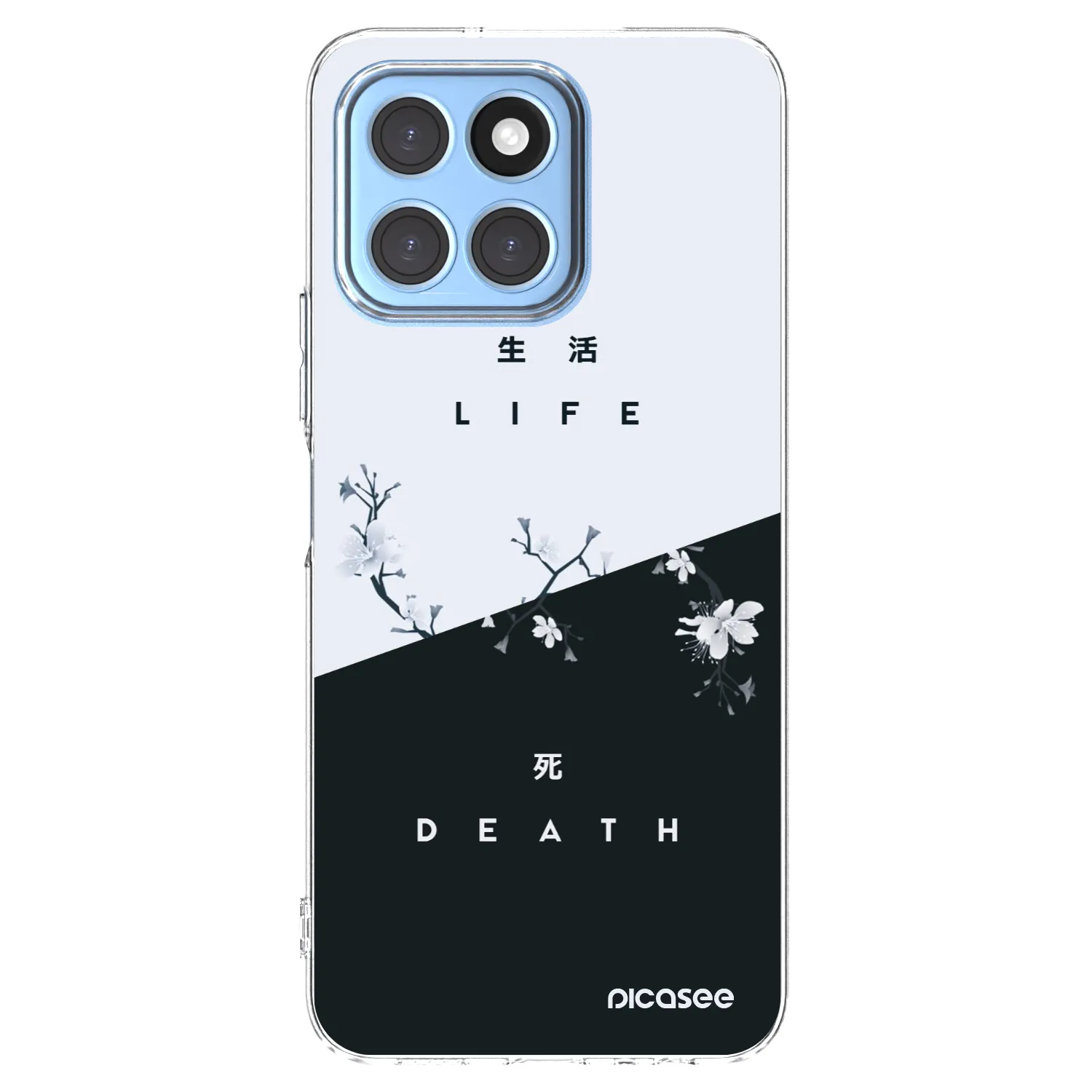 Picasee διαφανής θήκη σιλικόνης Honor X6 - Life - Death