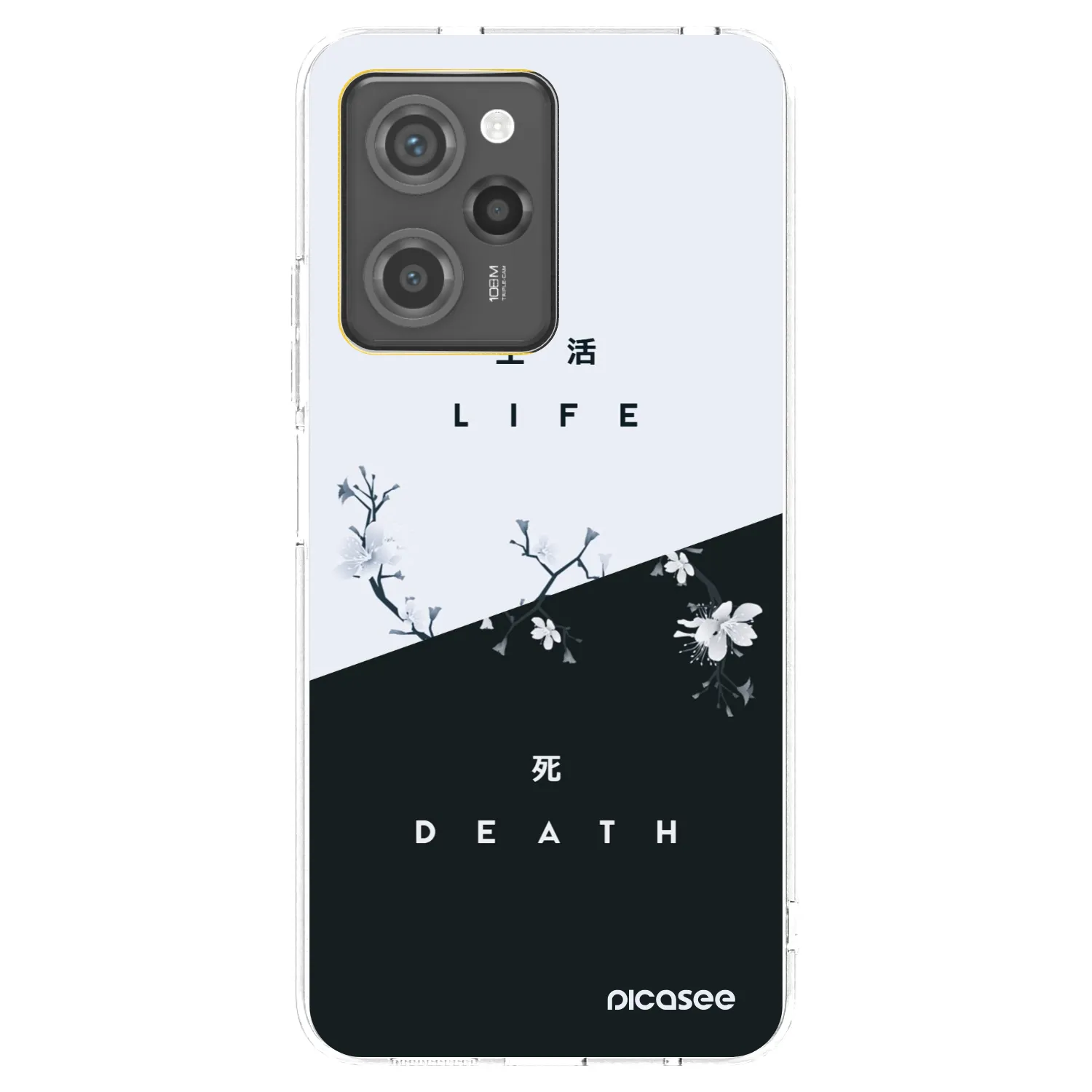 Picasee διαφανής θήκη σιλικόνης Xiaomi Poco X5 Pro - Life - Death