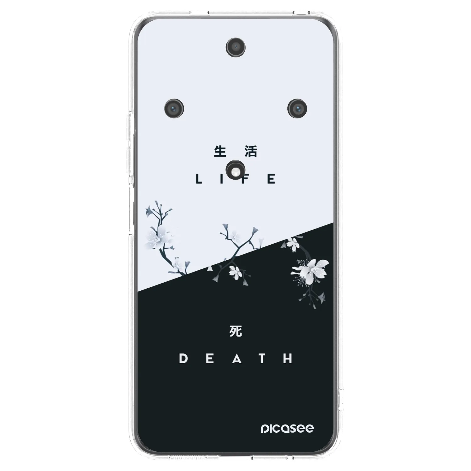 Picasee διαφανής θήκη σιλικόνης Honor Magic5 Lite 5G - Life - Death