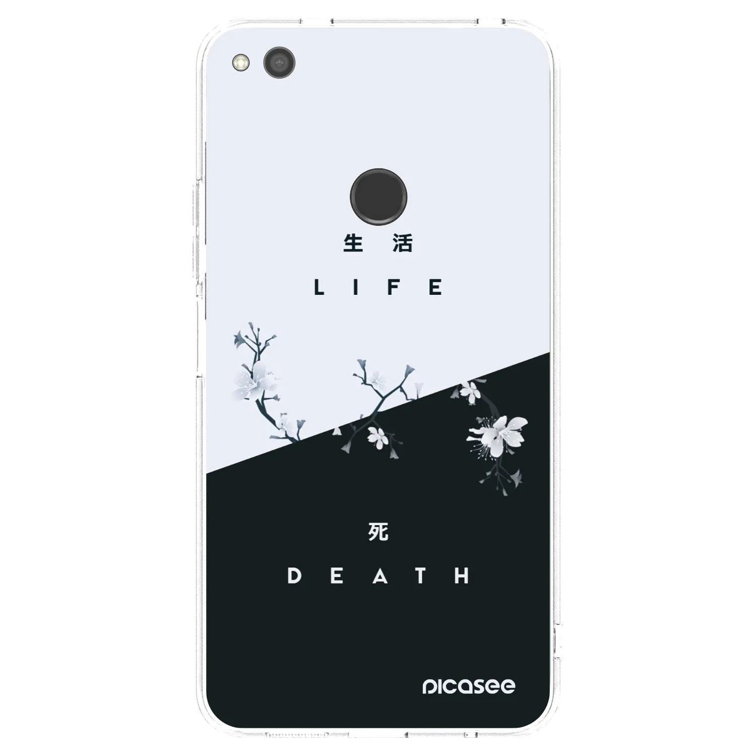 Picasee διαφανής θήκη σιλικόνης Huawei P9 Lite 2017 - Life - Death
