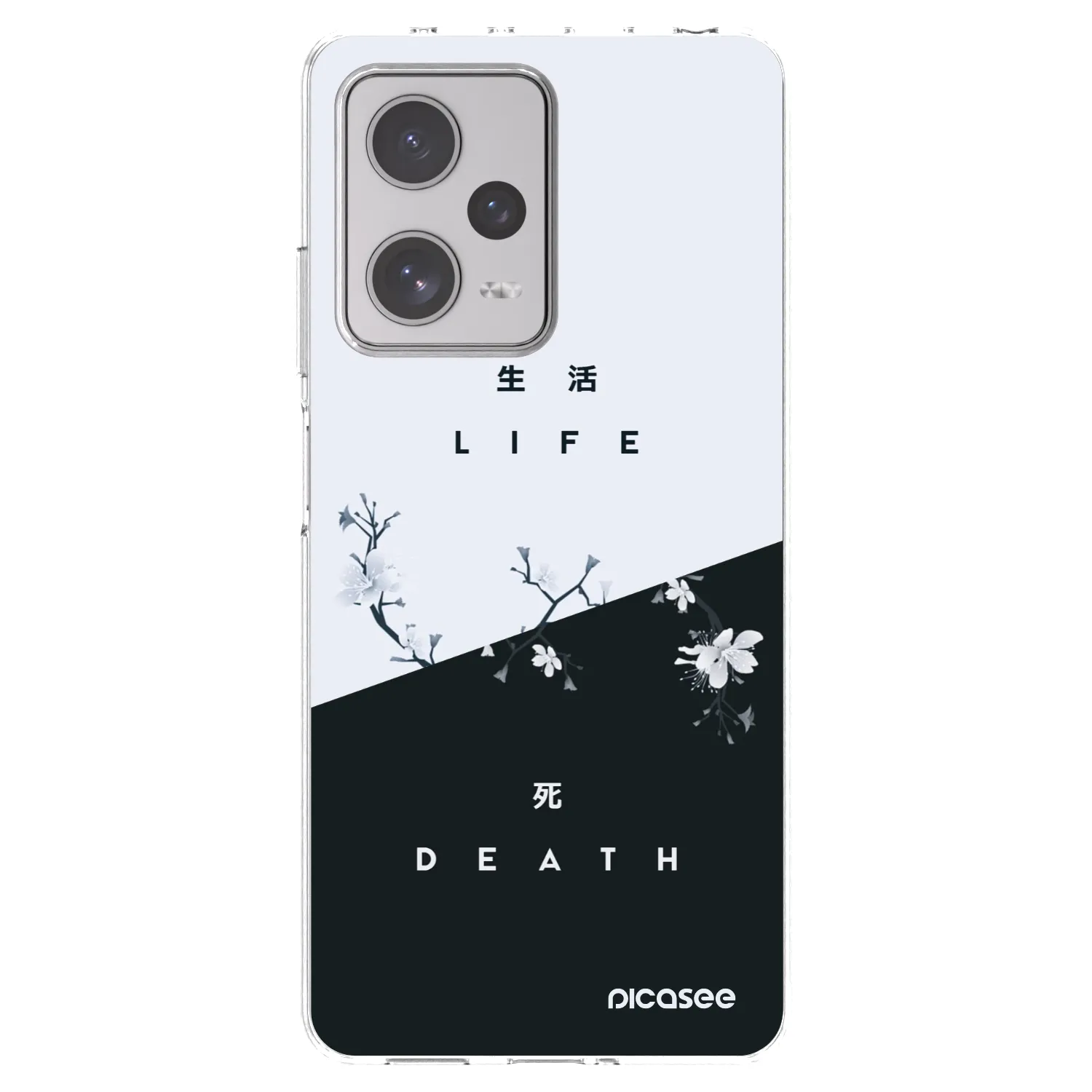 Picasee διαφανής θήκη σιλικόνης Xiaomi Redmi Note 12 Pro+ 5G - Life - Death
