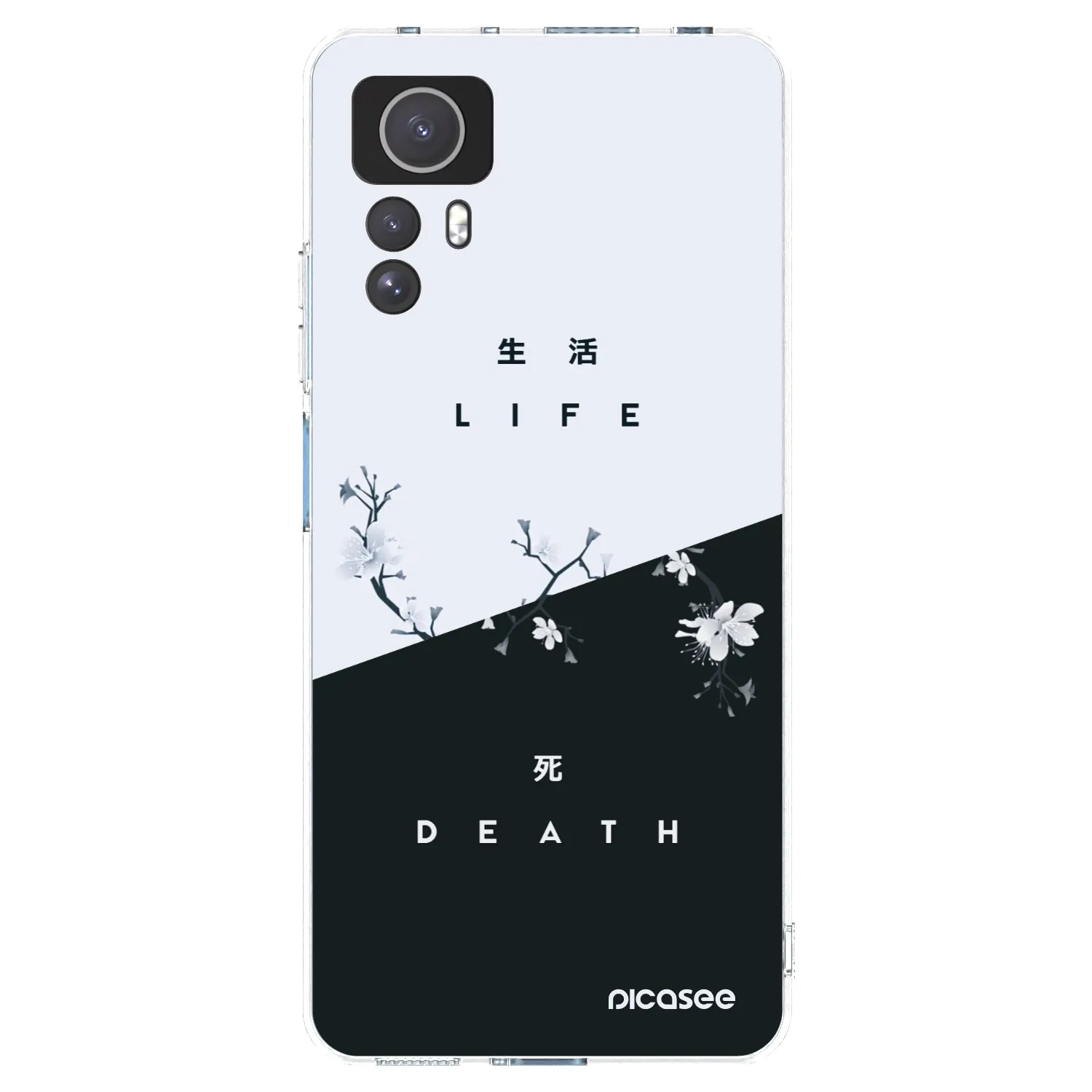 Picasee διαφανής θήκη σιλικόνης Xiaomi Redmi Note 12S - Life - Death