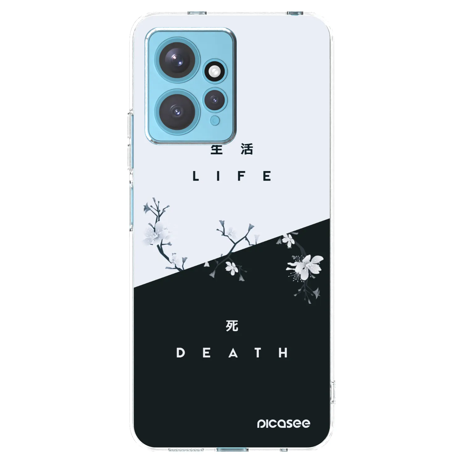 Picasee διαφανής θήκη σιλικόνης Xiaomi Redmi Note 12 4G - Life - Death