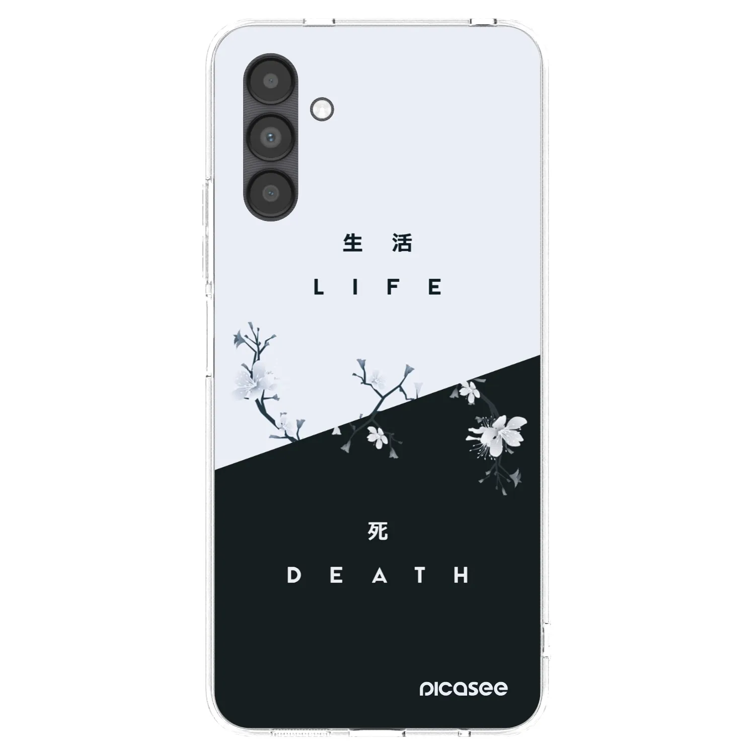 Picasee διαφανής θήκη σιλικόνης Samsung Galaxy A04s A047F - Life - Death
