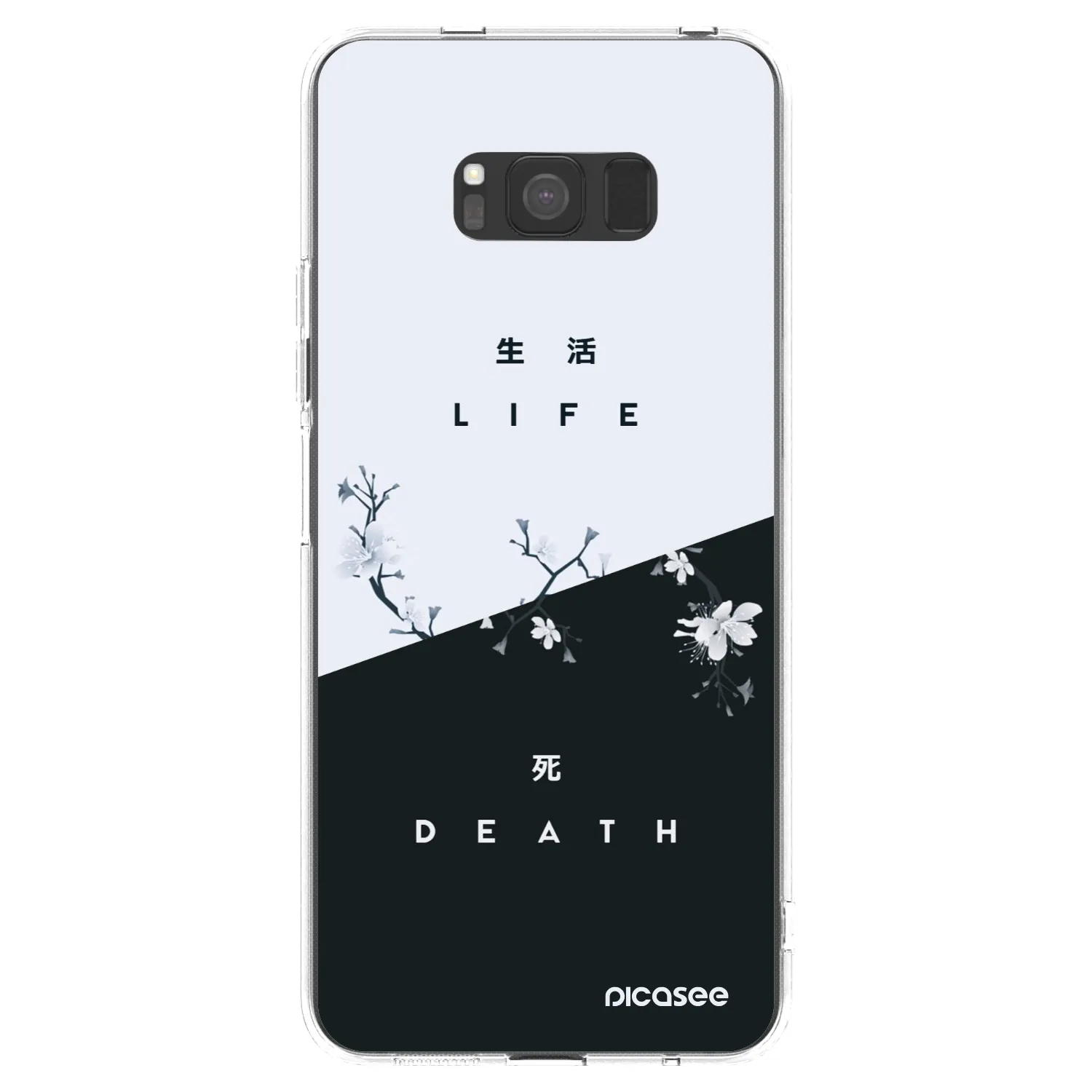 Picasee διαφανής θήκη σιλικόνης Samsung Galaxy S8 G950F - Life - Death