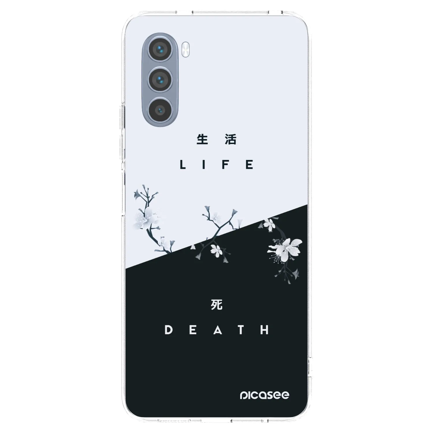 Picasee διαφανής θήκη σιλικόνης Motorola Moto G62 - Life - Death