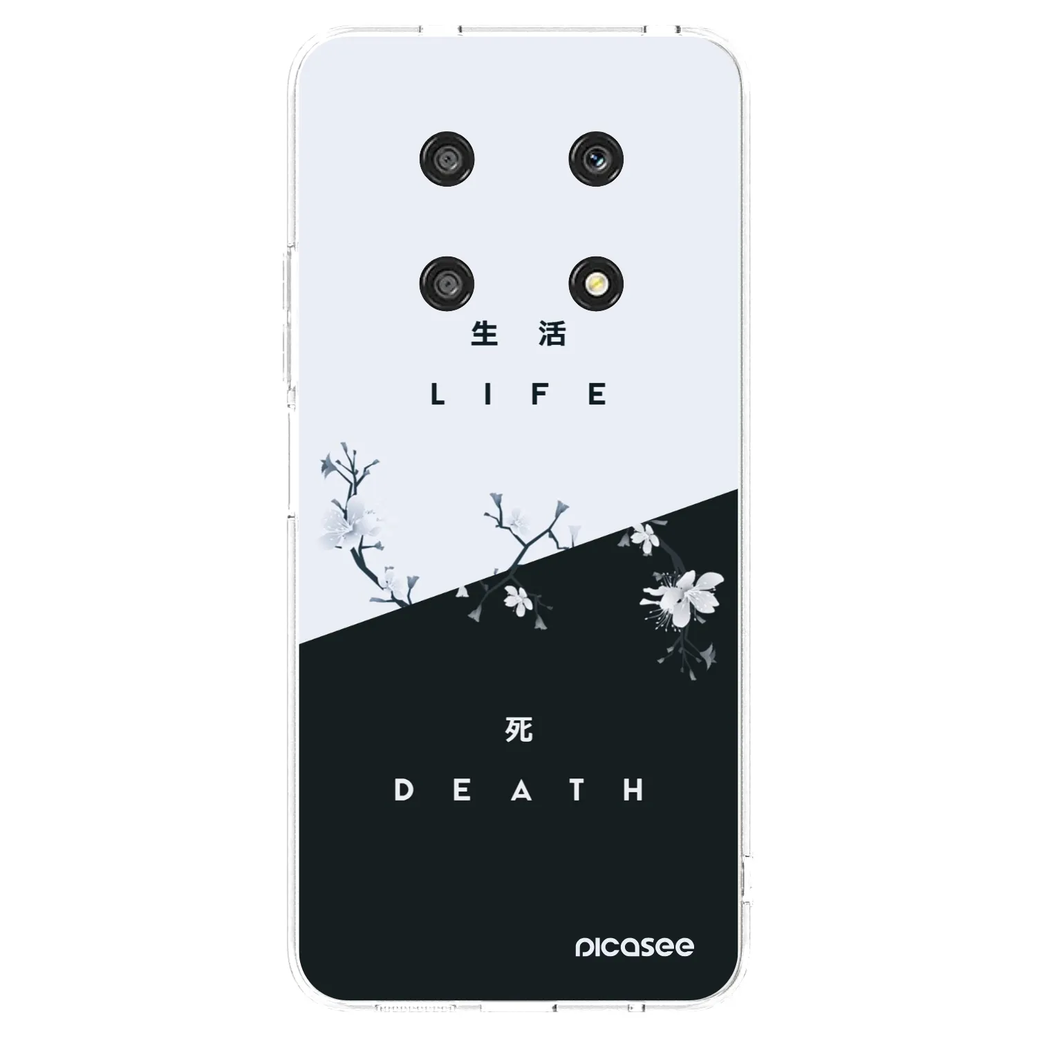 Picasee διαφανής θήκη σιλικόνης Honor Magic4 Lite 5G - Life - Death