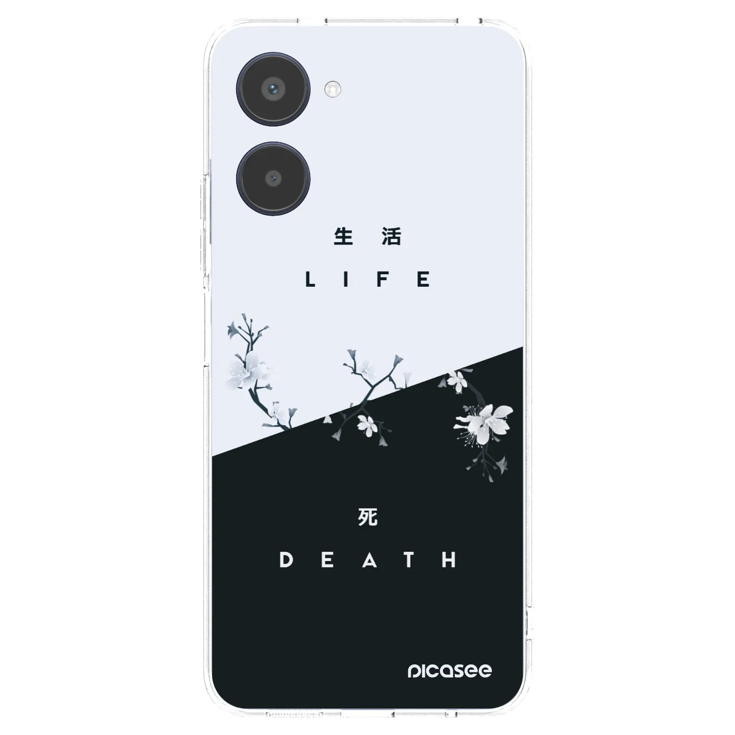 Picasee διαφανής θήκη σιλικόνης Realme 10 4G - Life - Death