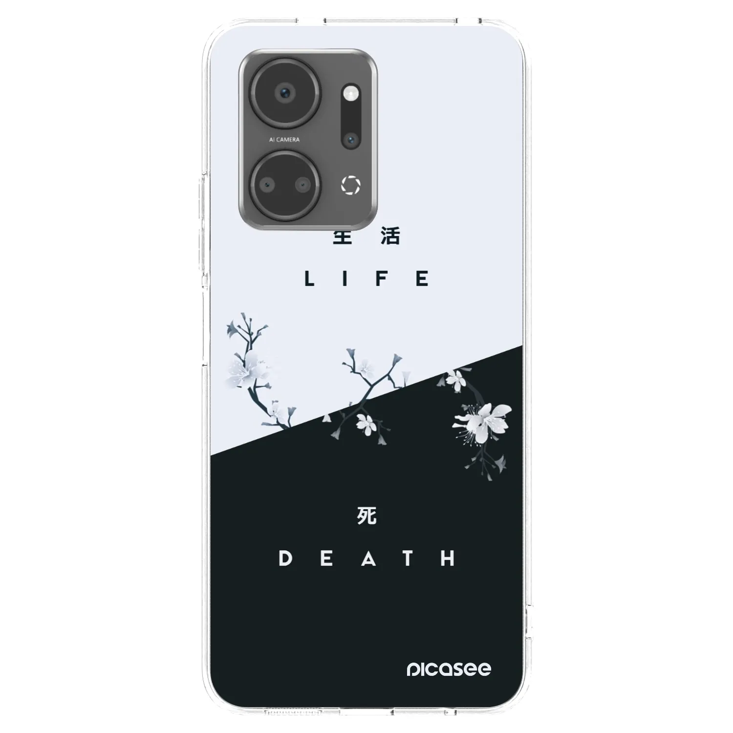 Picasee διαφανής θήκη σιλικόνης Honor X7a - Life - Death