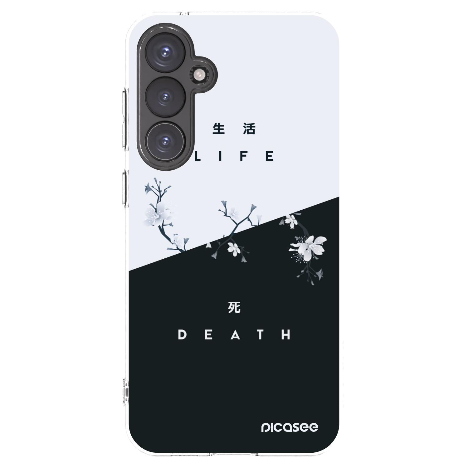 Picasee διαφανής θήκη σιλικόνης Samsung Galaxy S23 FE S711B - Life - Death