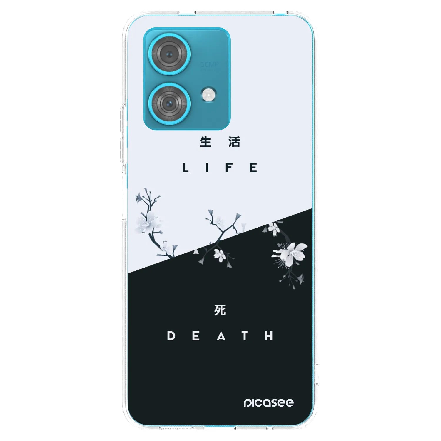 Picasee διαφανής θήκη σιλικόνης Motorola Edge 40 Neo - Life - Death