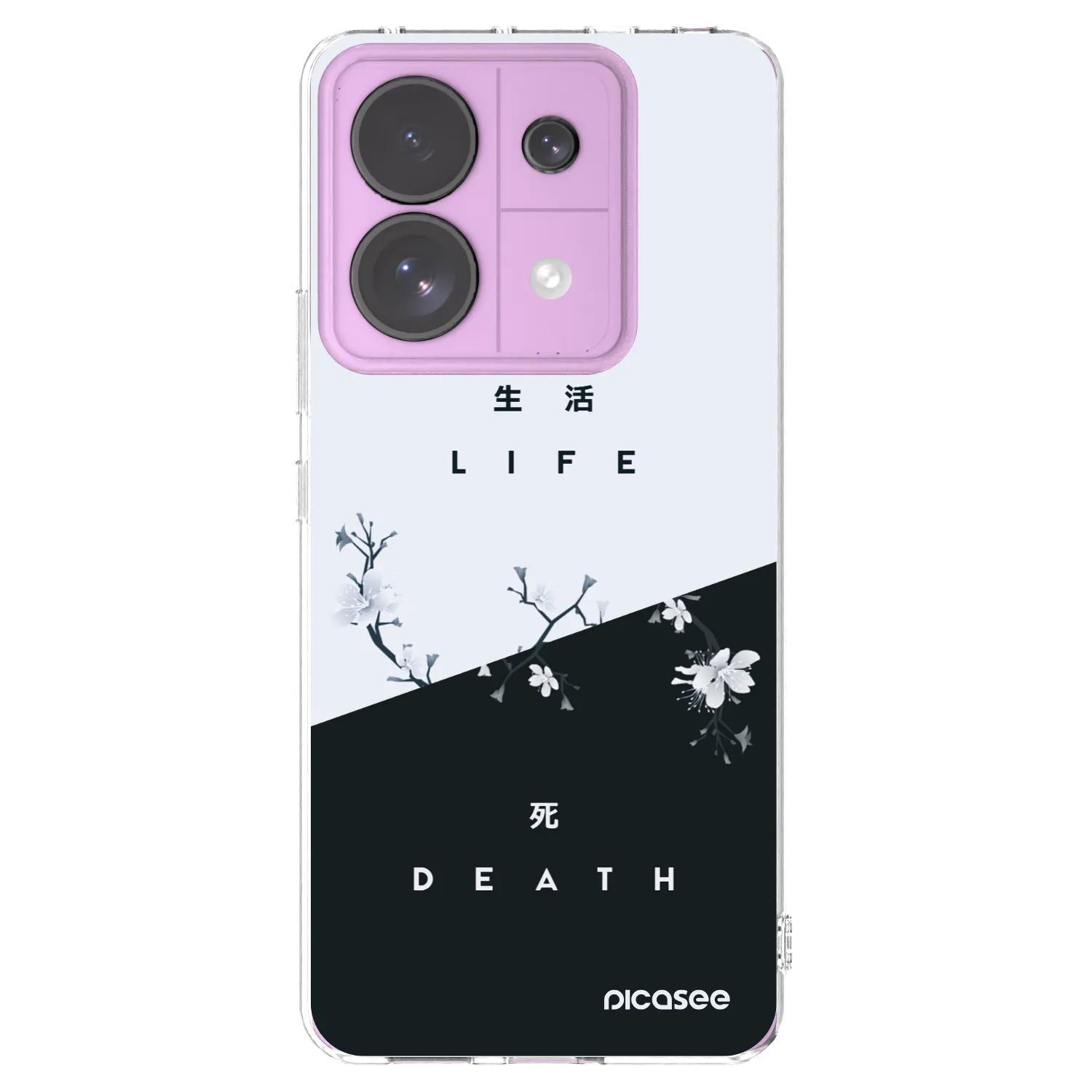 Picasee διαφανής θήκη σιλικόνης Xiaomi Redmi Note 13 Pro 5G - Life - Death