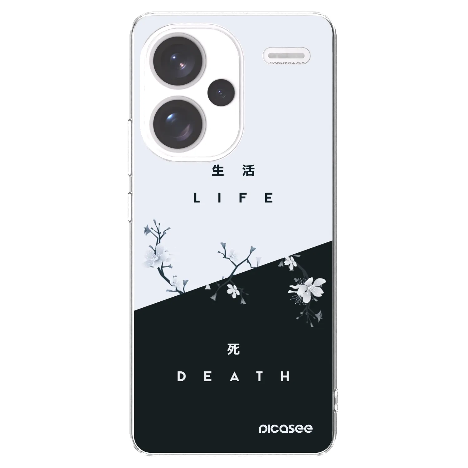 Picasee διαφανής θήκη σιλικόνης Xiaomi Redmi Note 13 Pro+ 5G - Life - Death