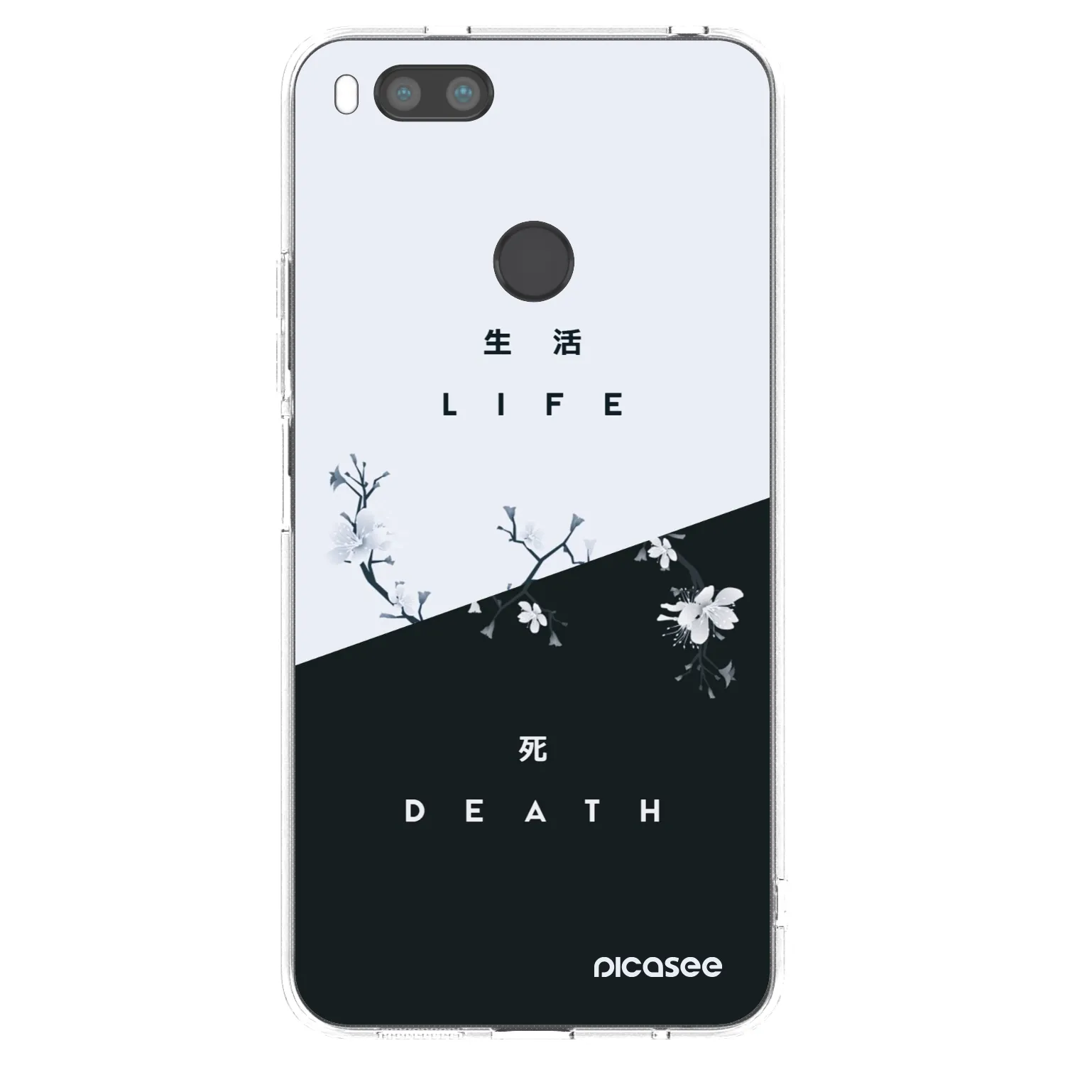 Picasee διαφανής θήκη σιλικόνης Xiaomi Mi A1 Global - Life - Death