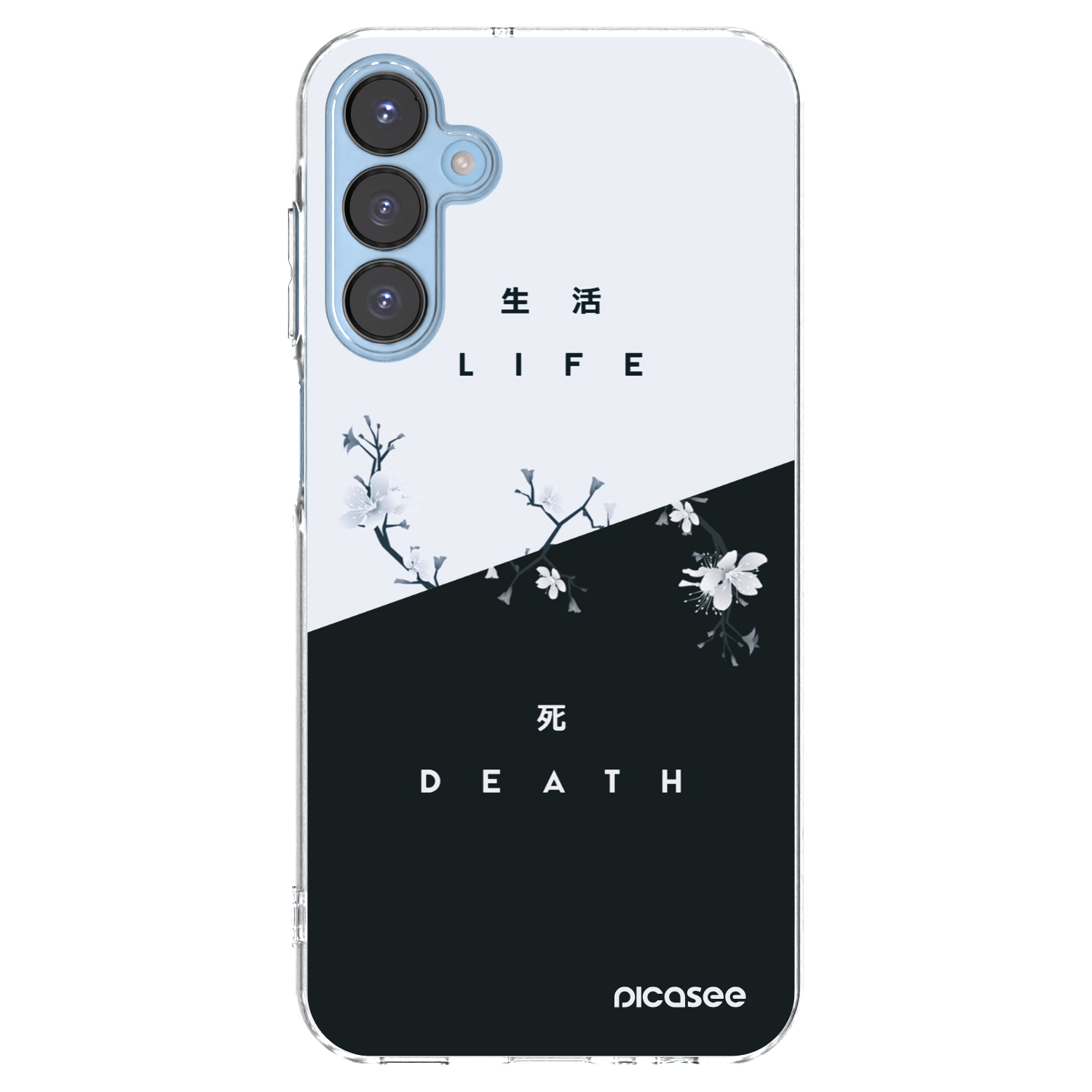 Picasee διαφανής θήκη σιλικόνης Samsung Galaxy A15 A156B 5G - Life - Death