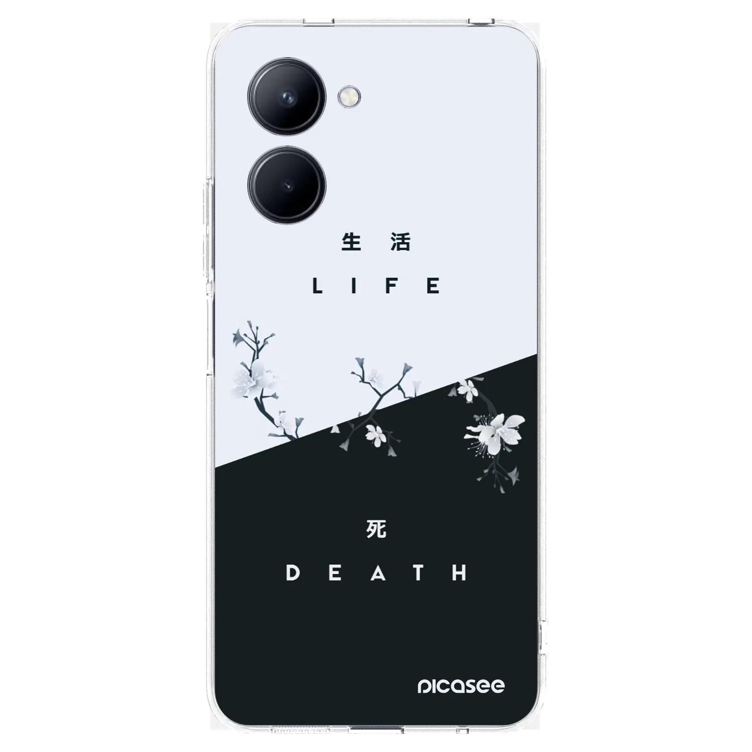 Picasee διαφανής θήκη σιλικόνης Realme C33 (2023) - Life - Death
