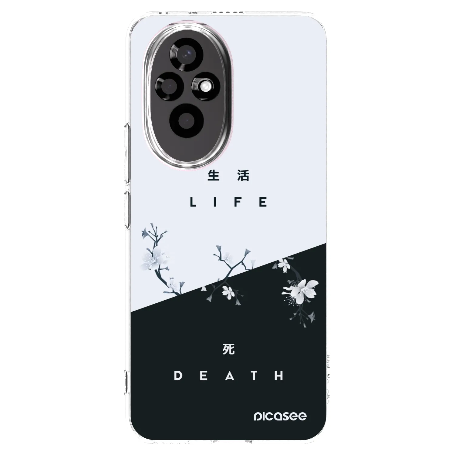 Picasee διαφανής θήκη σιλικόνης Honor 200 Pro 5G - Life - Death