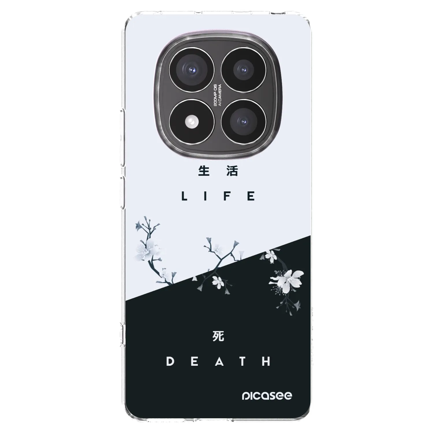 Picasee διαφανής θήκη σιλικόνης Xiaomi Redmi Note 14 Pro+ 5G - Life - Death